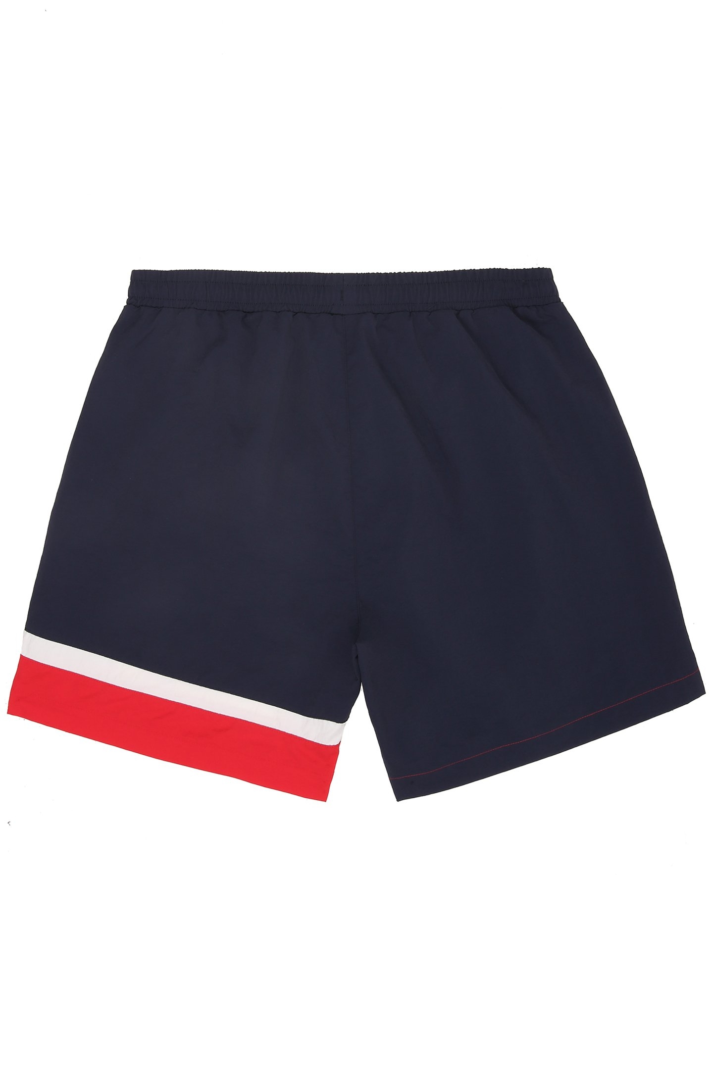 SCICLI BLOCKED BEACH SHORTS BLACK IRIS-TRUE RED-BRIGHT WHITE 5