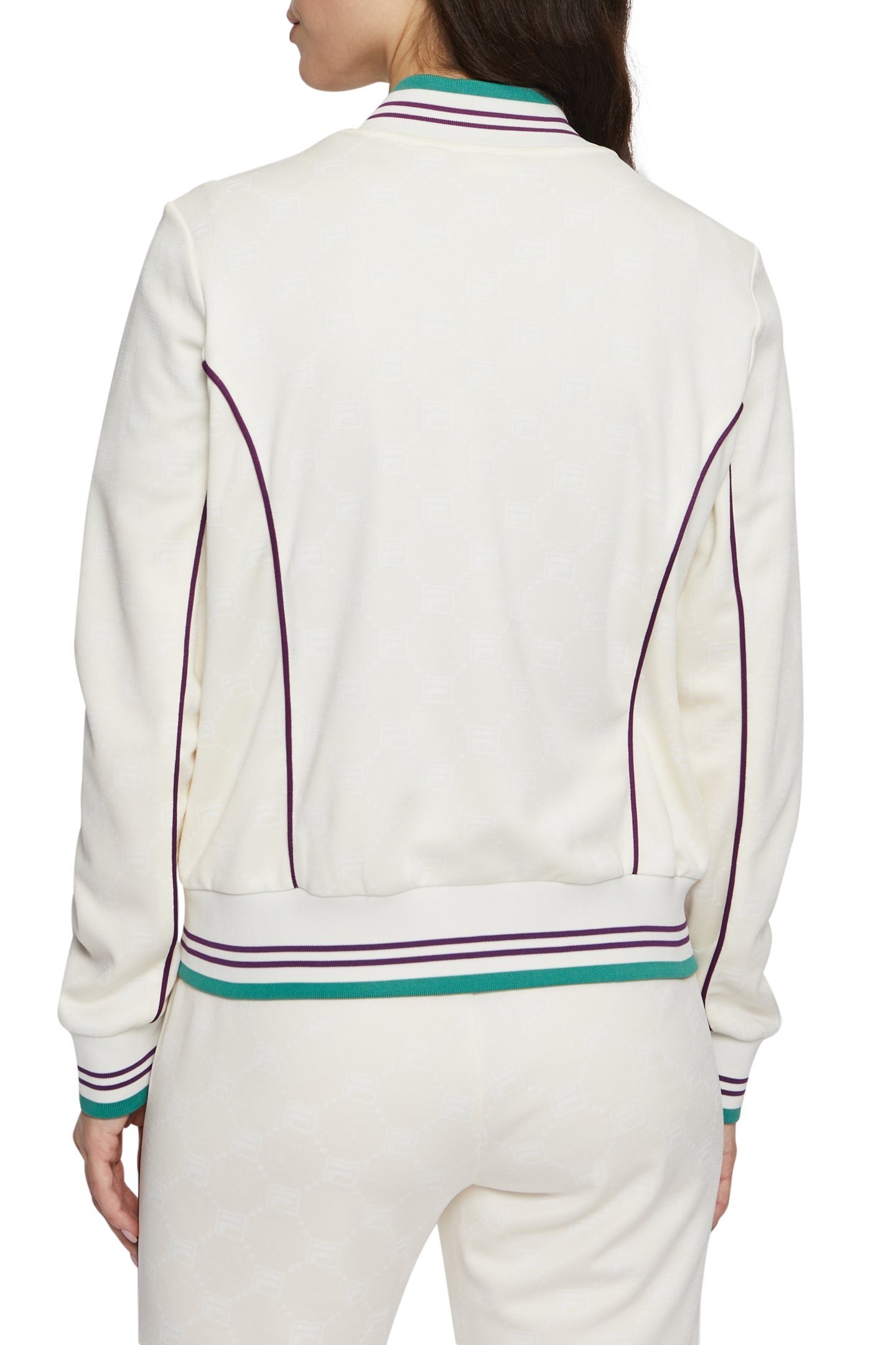 LAMIM TRACK JACKET ANTIQUE WHITE F-BOX MONOGRAM AOP 2