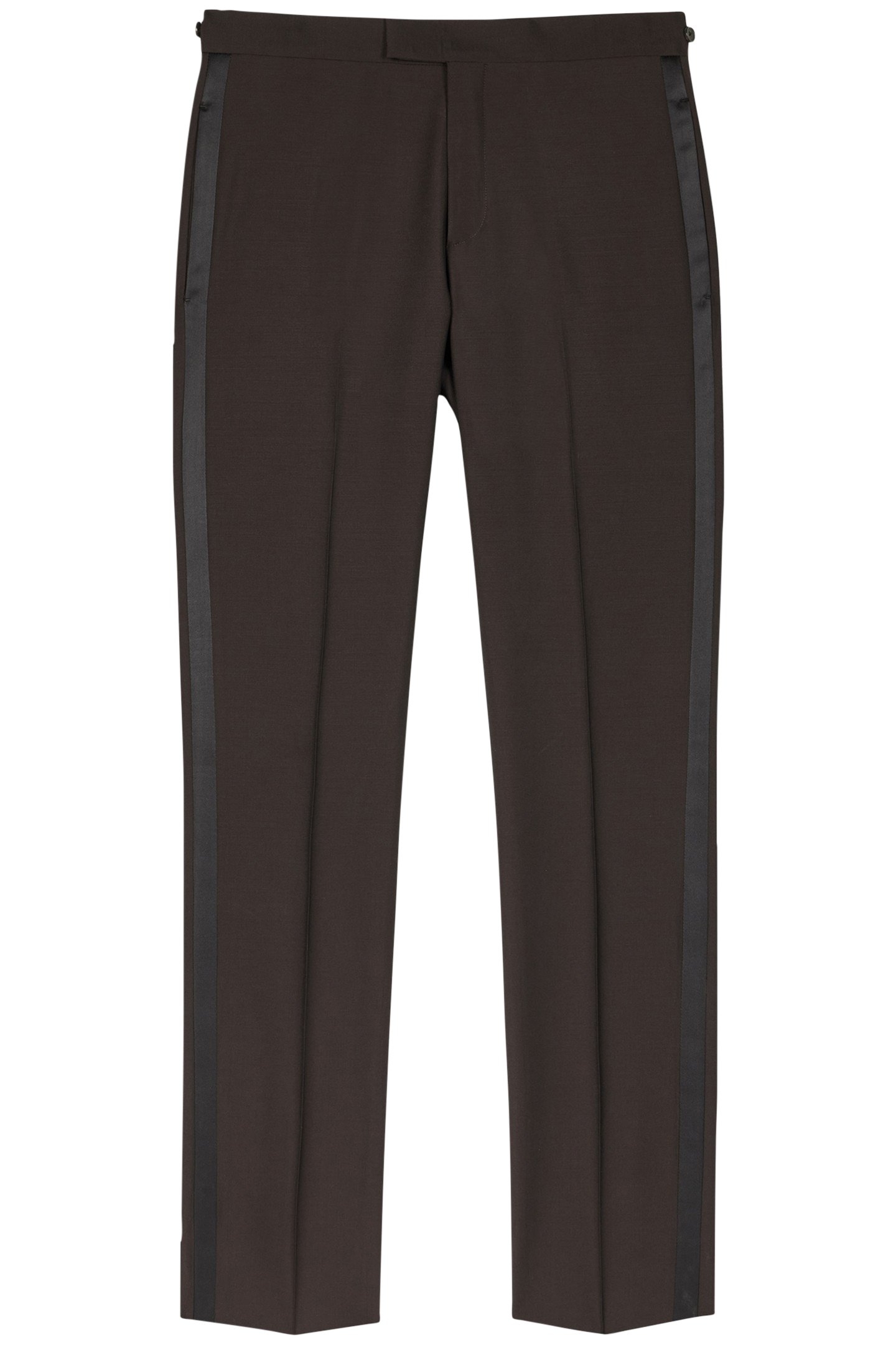 TAILORED FIT 1 BUTTON EVENING SUIT AUBERGINE 4