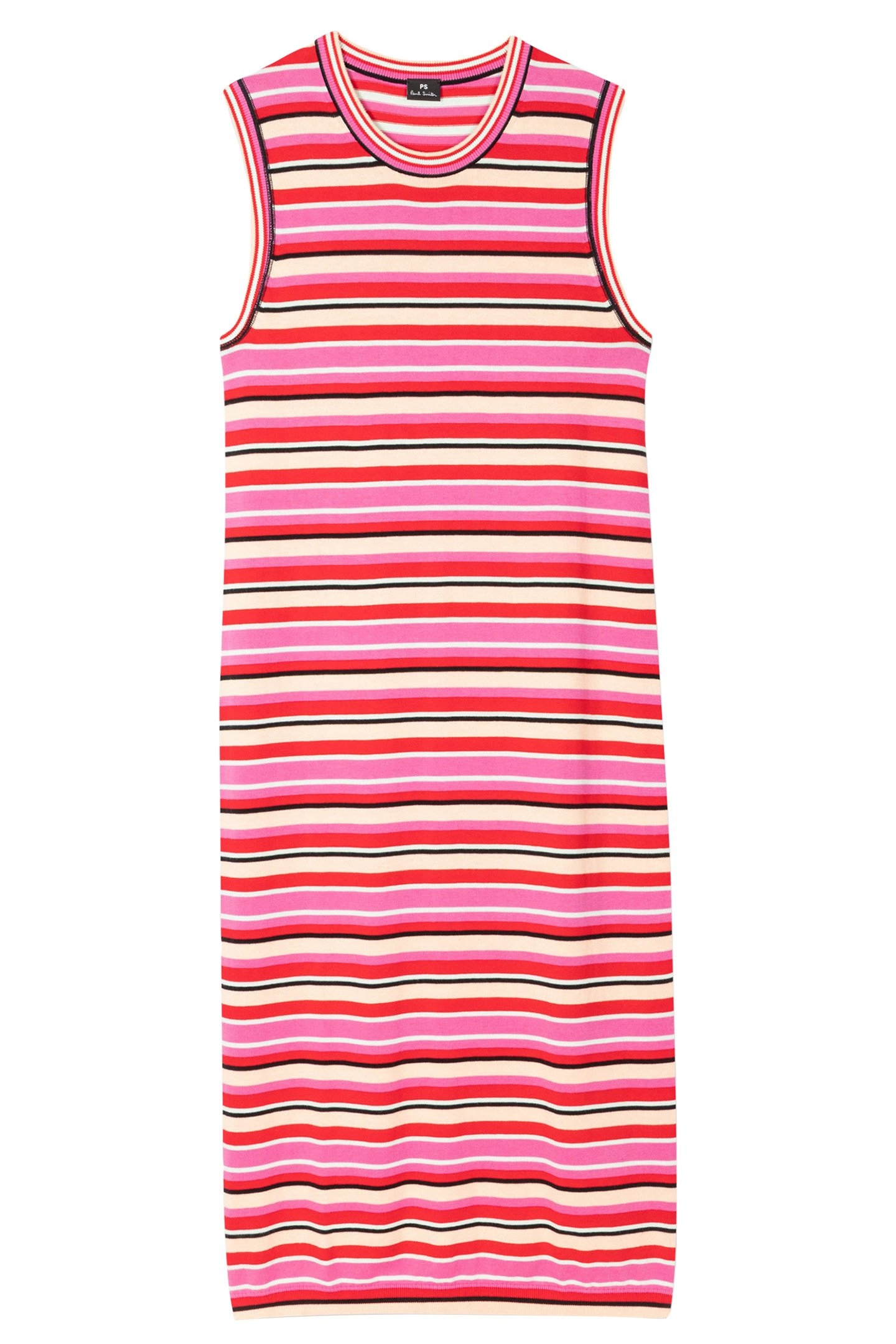 KNITTED DRESS BUBBLEGUM/RASP 3