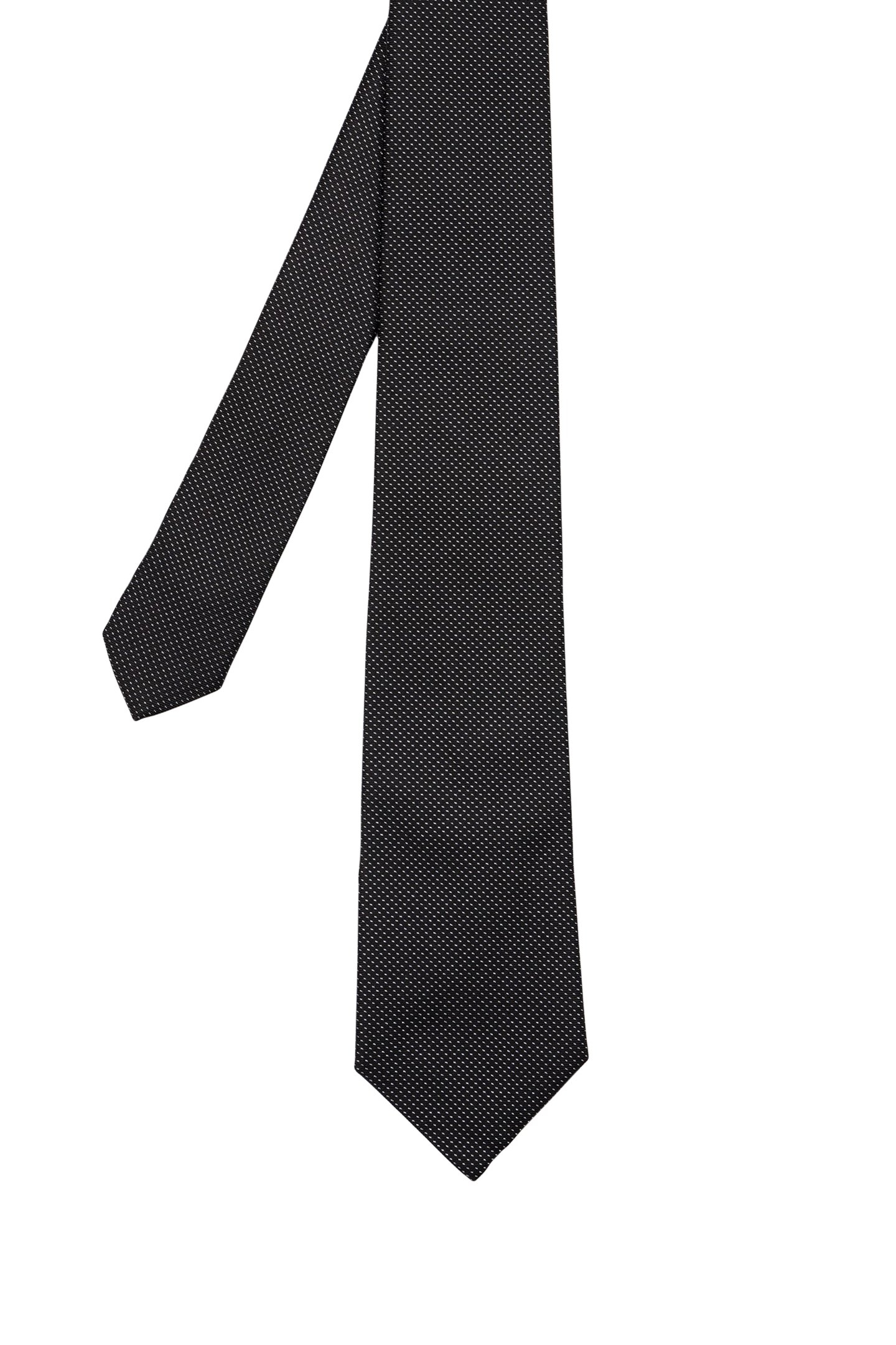 MEN TIE LUREX BLACK 1