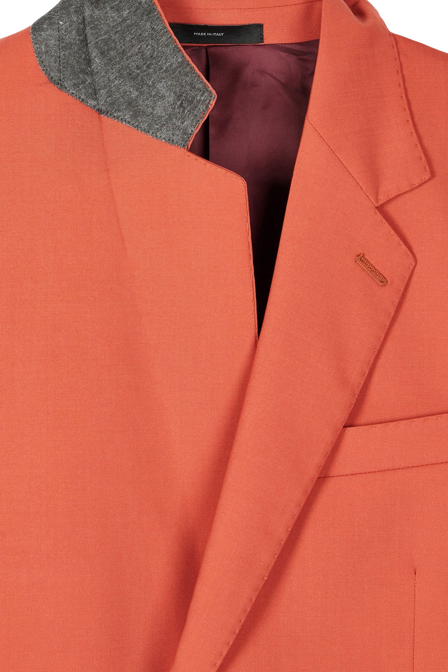 2 BUTTON JACKET CORAL RED 7