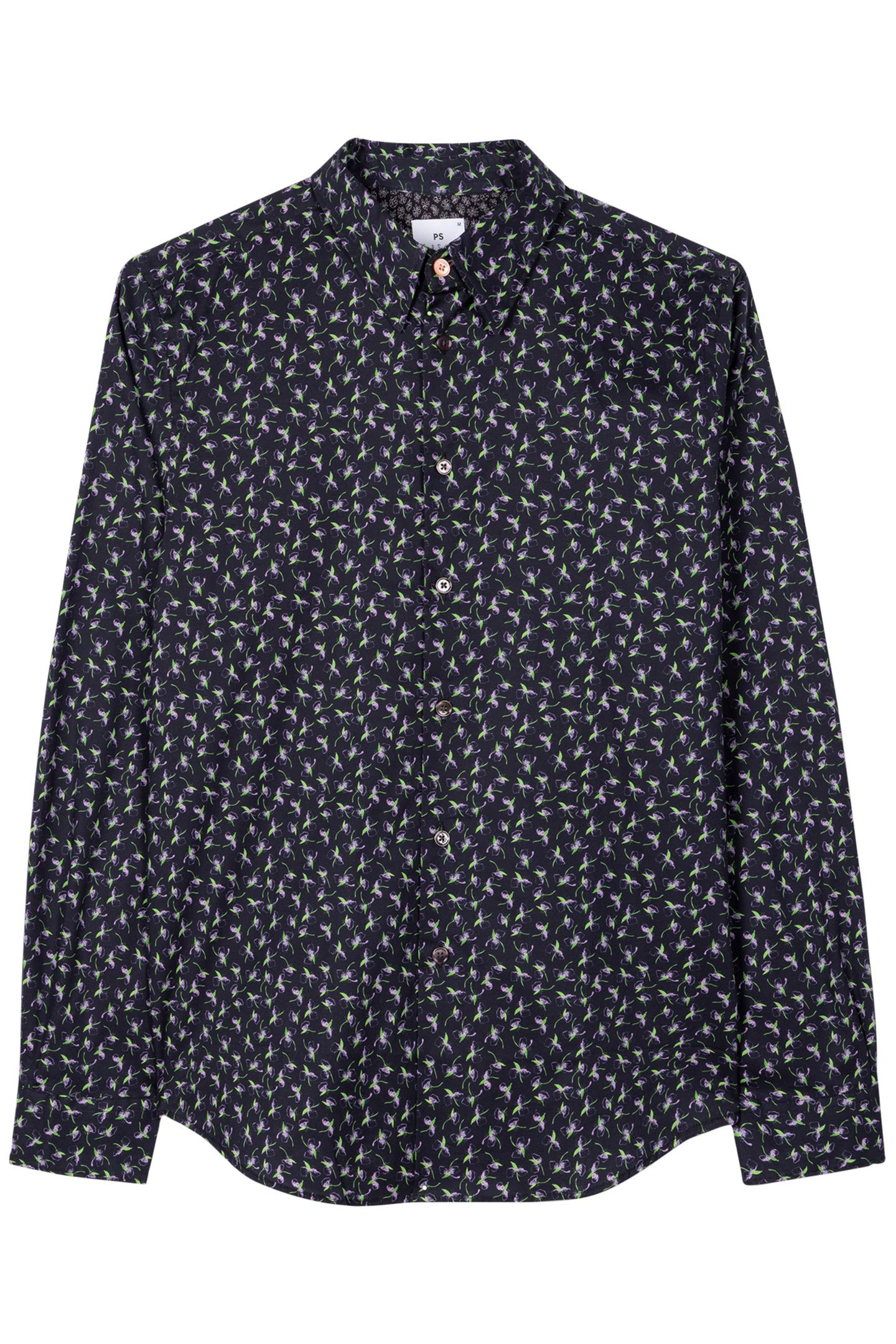 LS TAILORED FIT SHIRT VERY DARK NAVY 3