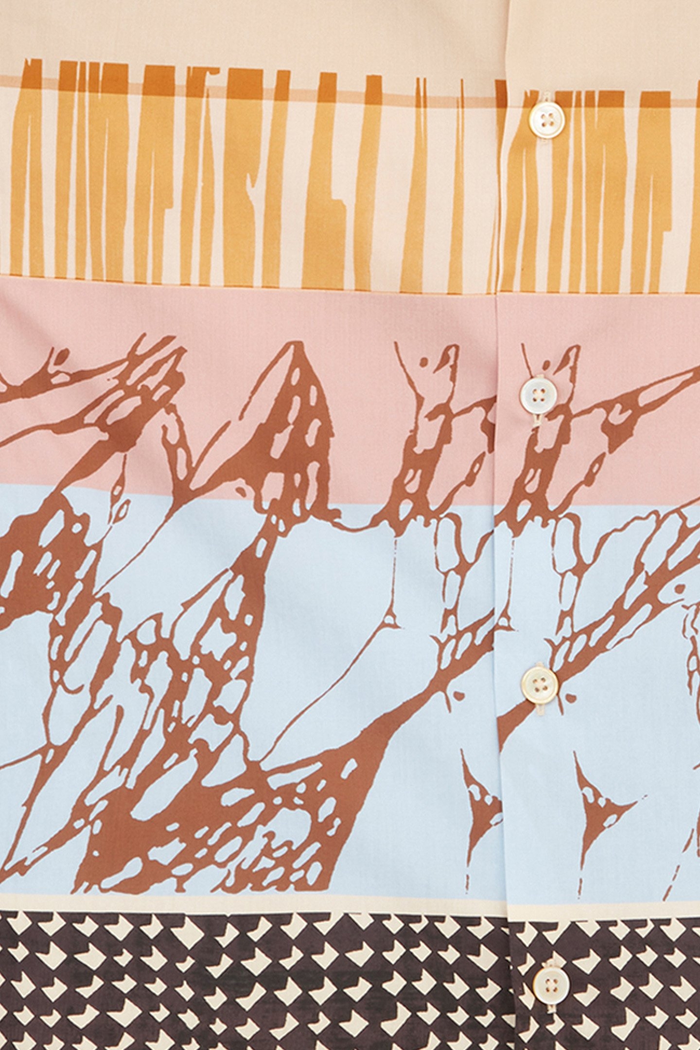 MENS S/S REGULAR FIT SHIRT OCHRE YELLOW 6