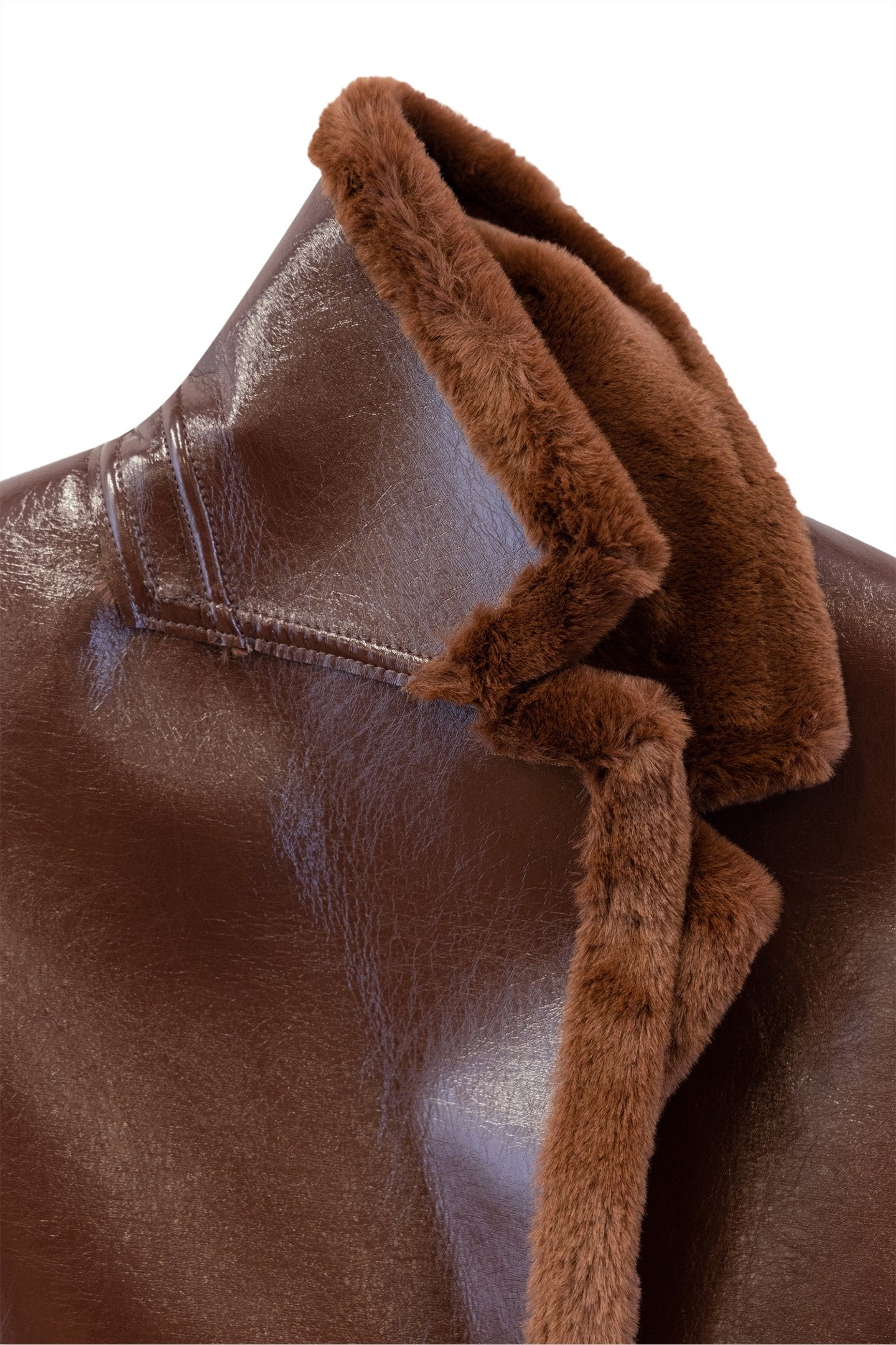 WOMENS JACKET DARK BROWN 3