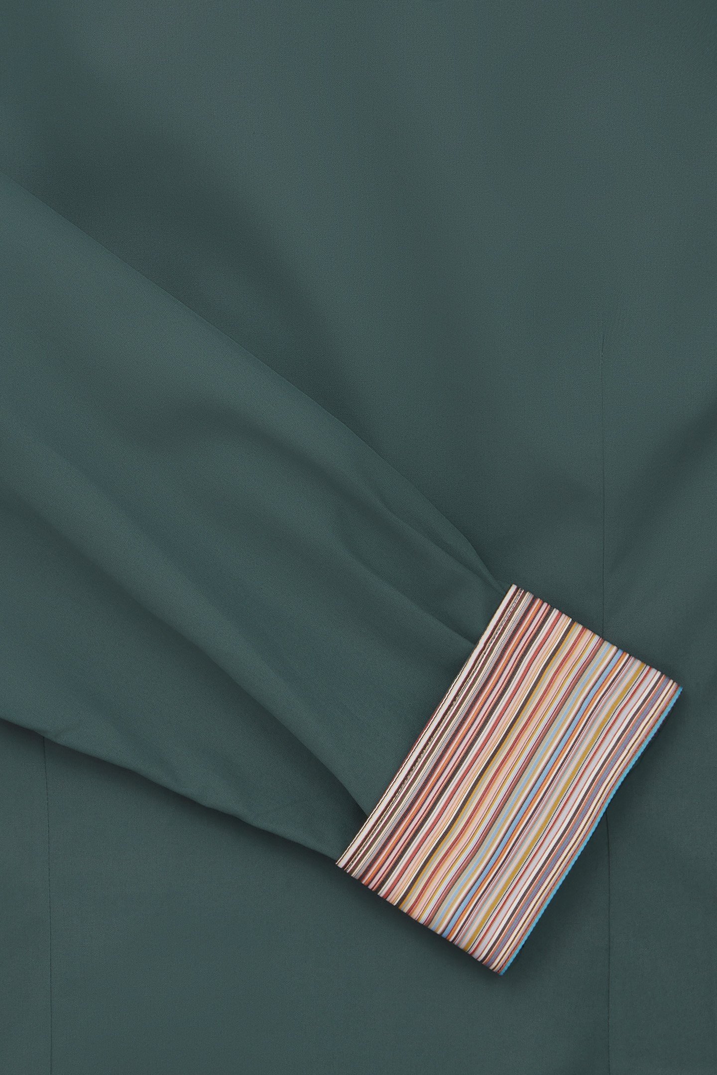 S/C TAILORED FIT SHIRT PETROL GREEN 4