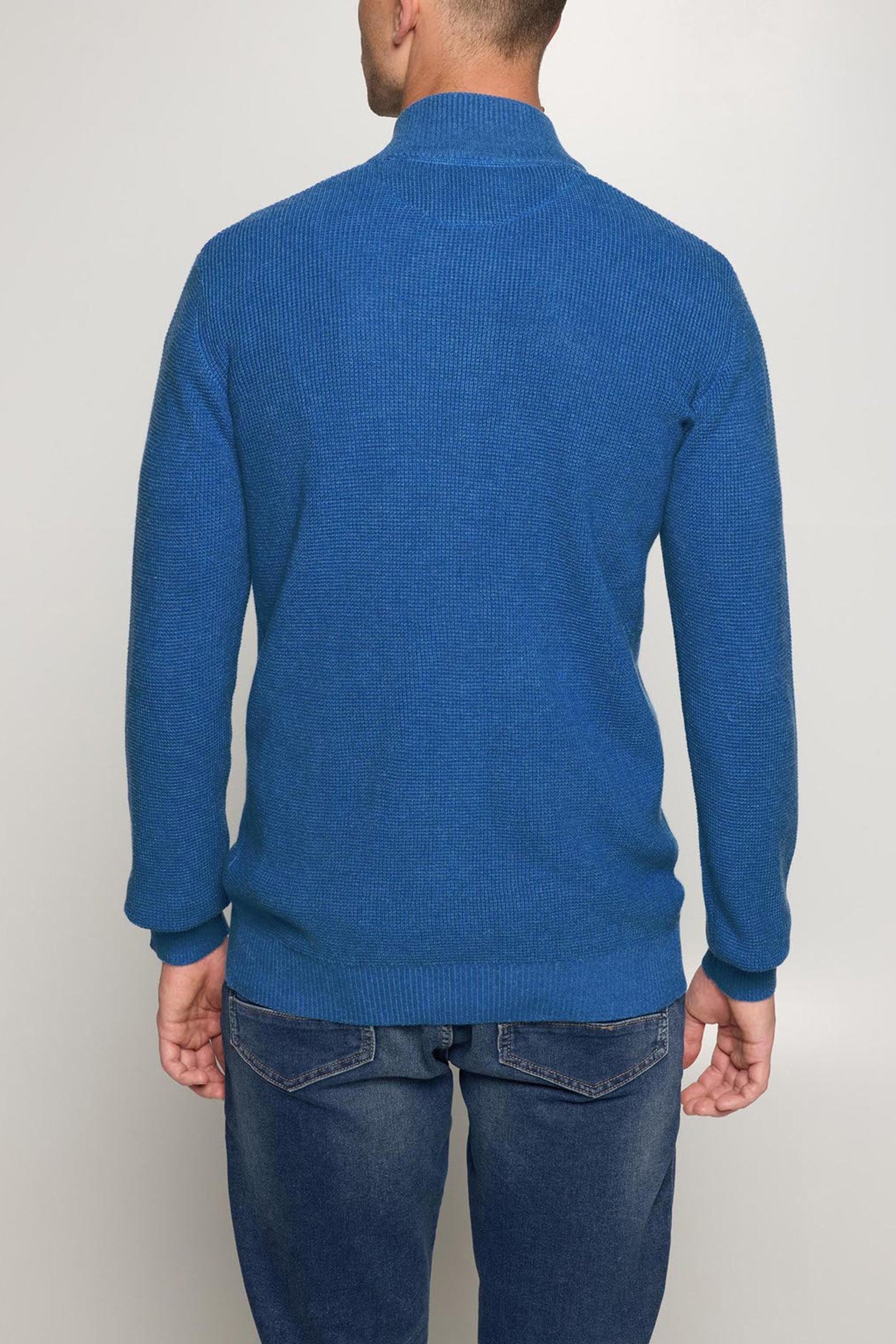 CONNORSI STRUCTURE CARDIGAN+ BLUE SLIP STREAM MEL 2