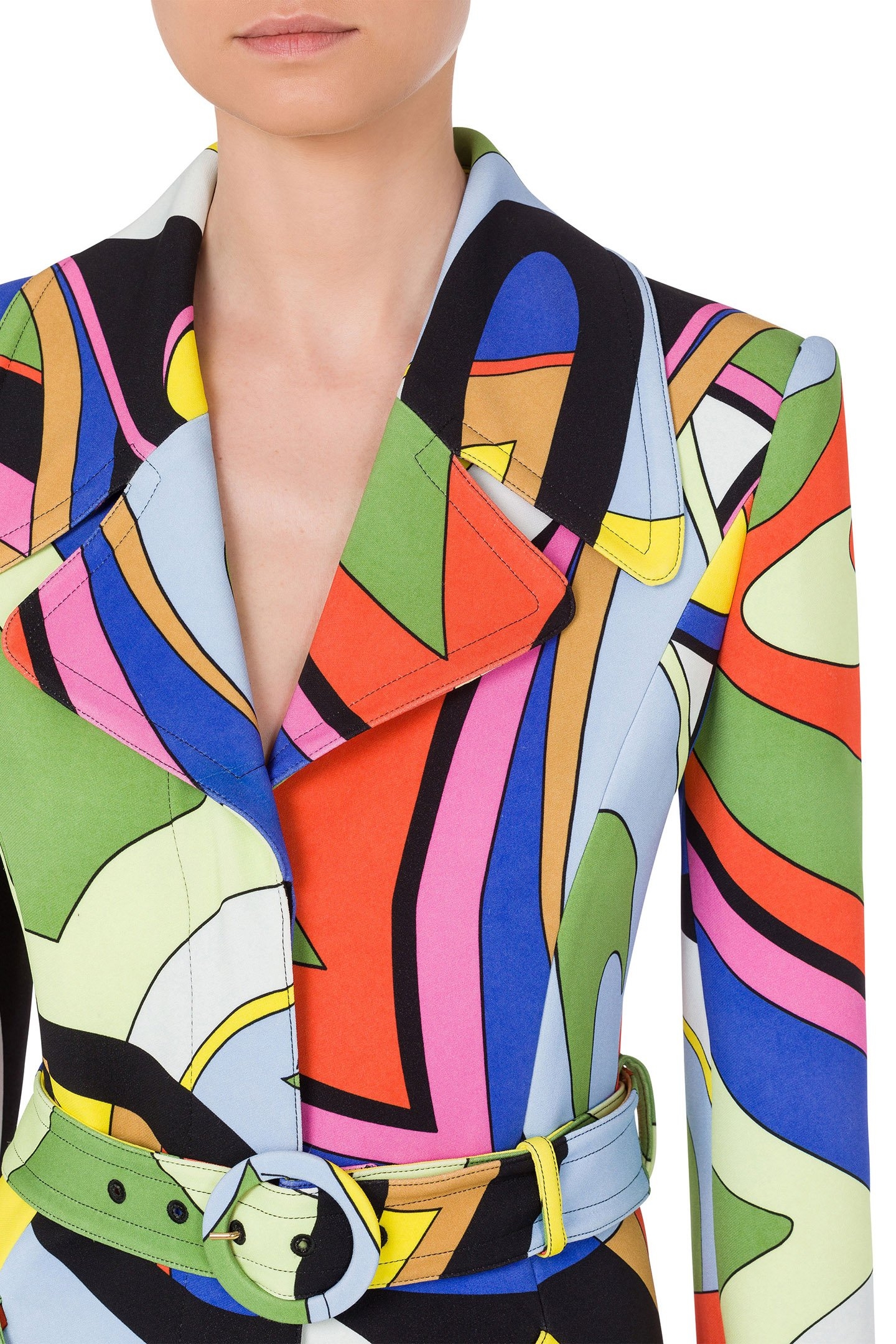 MULTICOLOR PRINT CADY COAT MULTICOLOUR 4