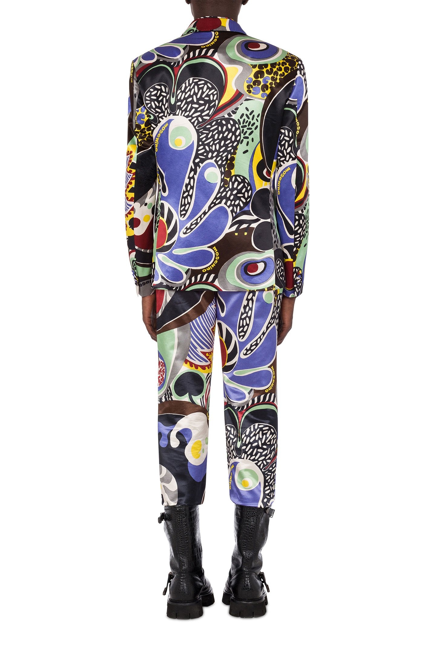 PSYCHEDELIC PRINT VISCOSE COTTON JACKET MULTICOLOUR 2