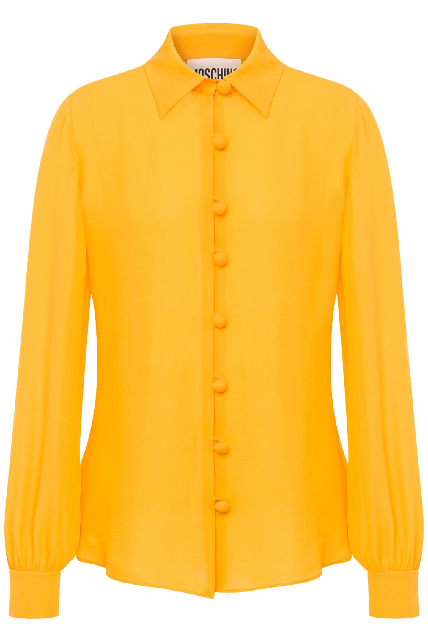 SILK CHARMEUSE SHIRT 60'S YELLOW 3