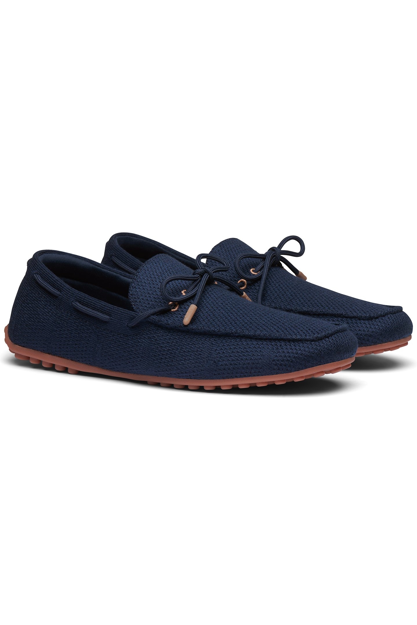BRAIDED LACE KNIT DRIVER NAVY 2