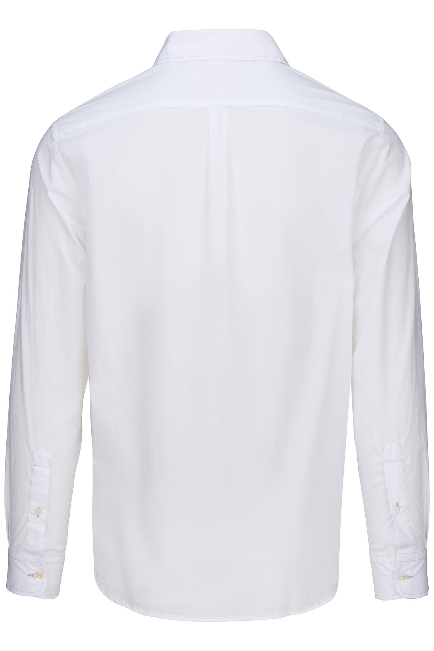 MALFA GARMENT DYE SHIRT WHITE 2