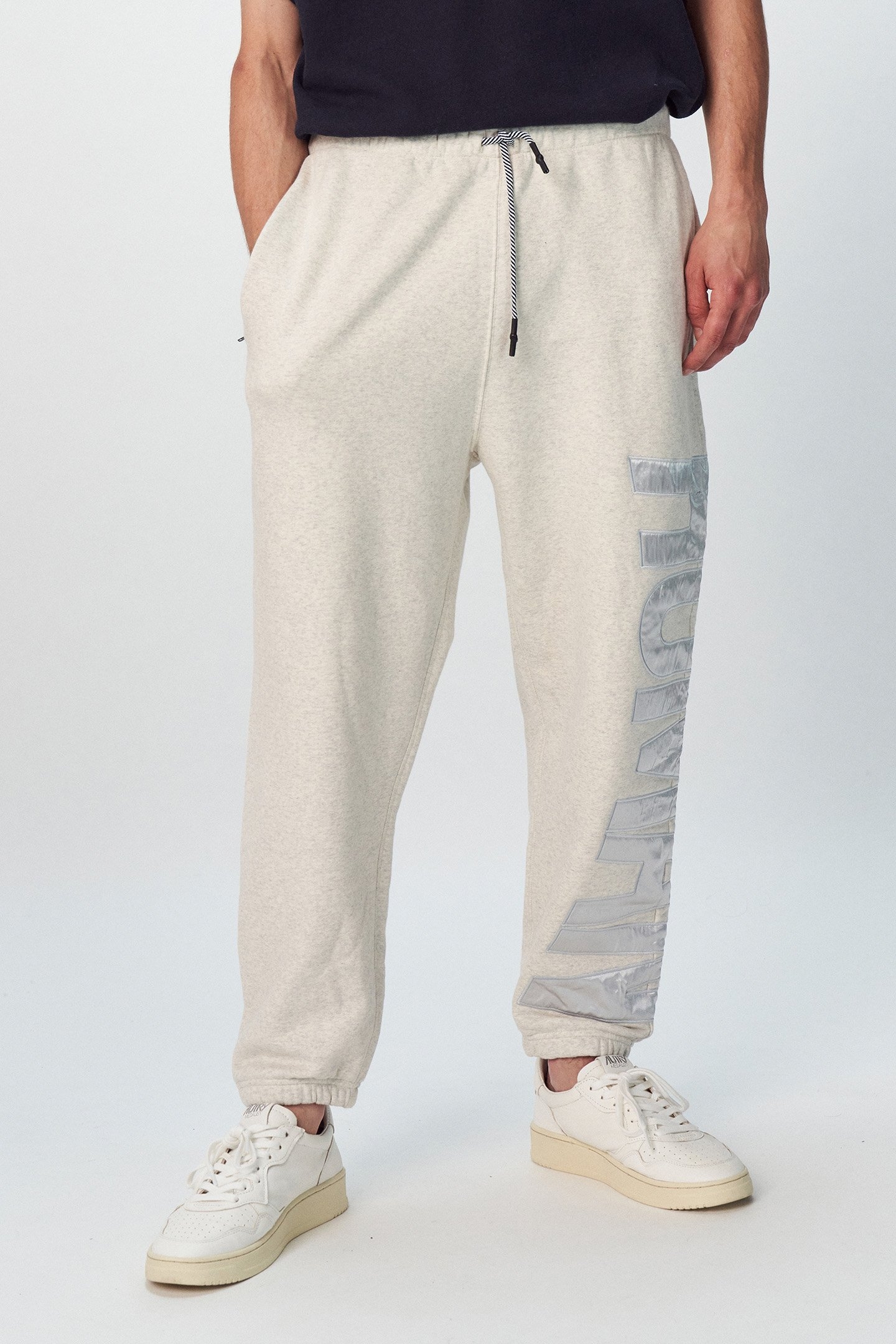 CHRIS FLEECE JOGGER SOFT WHITE MELEE 1