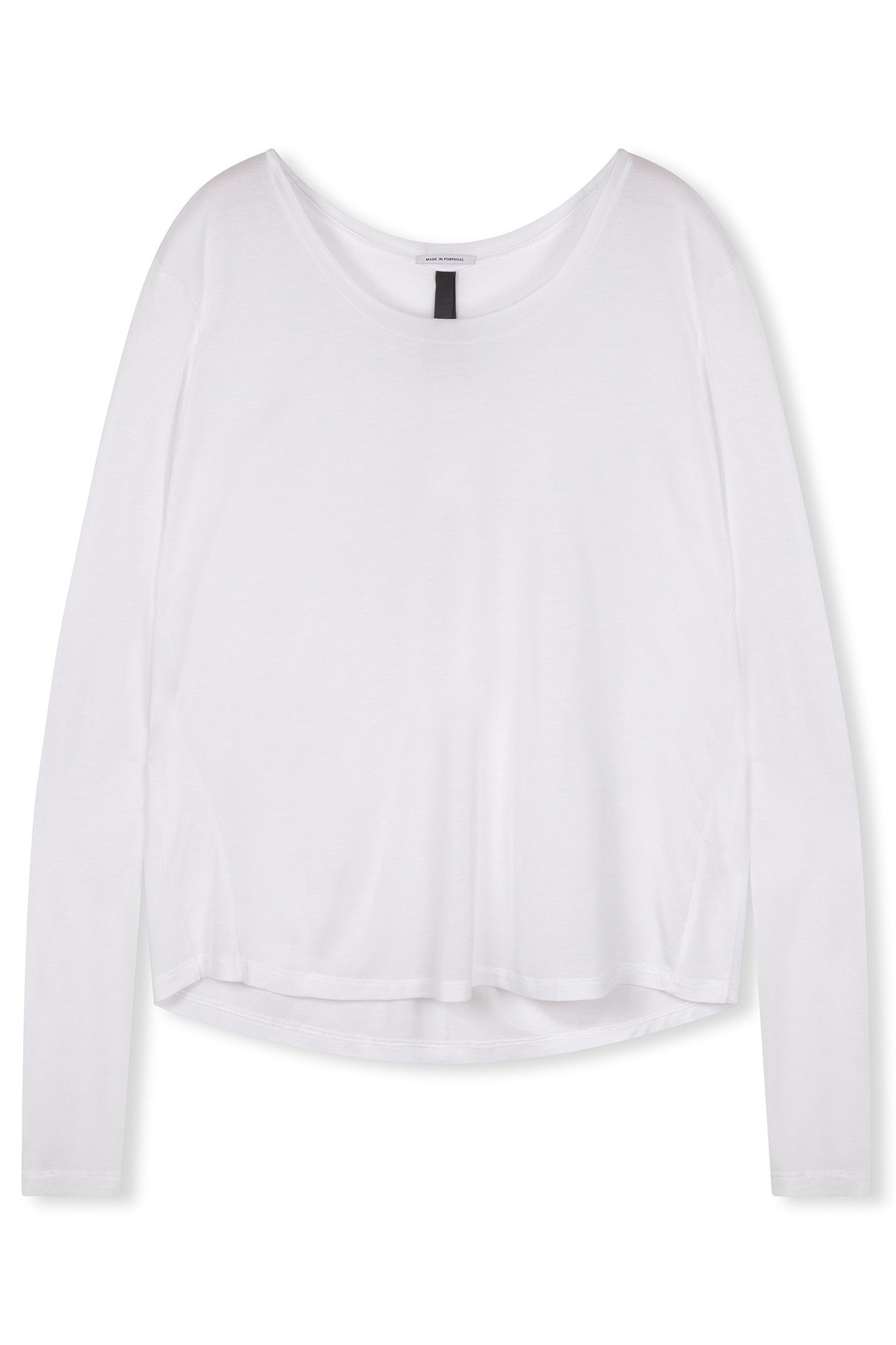LONGSLEEVE TEE VISCOSE WHITE 1