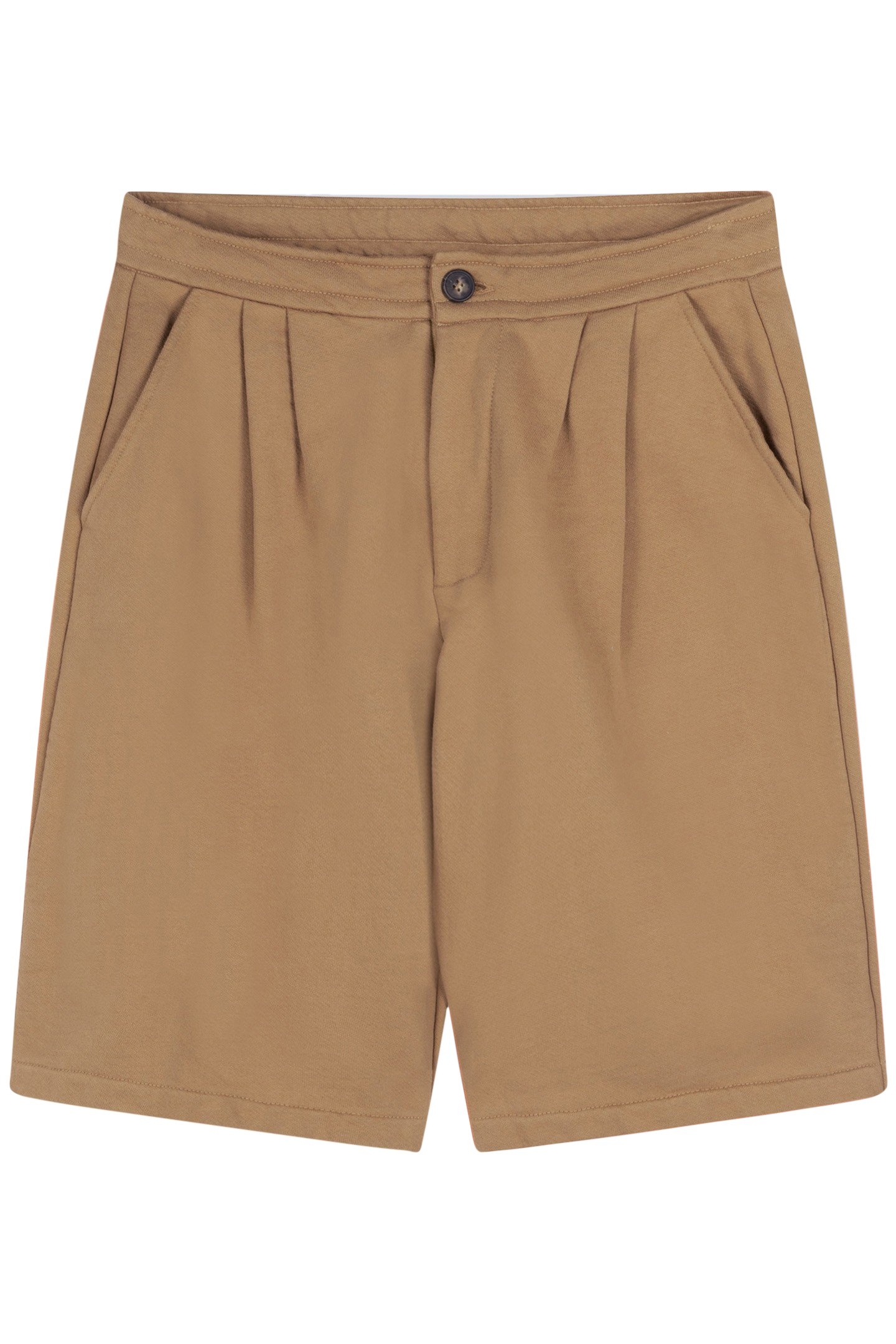 ROBIN FLEECE SHORTS CAMEL 3