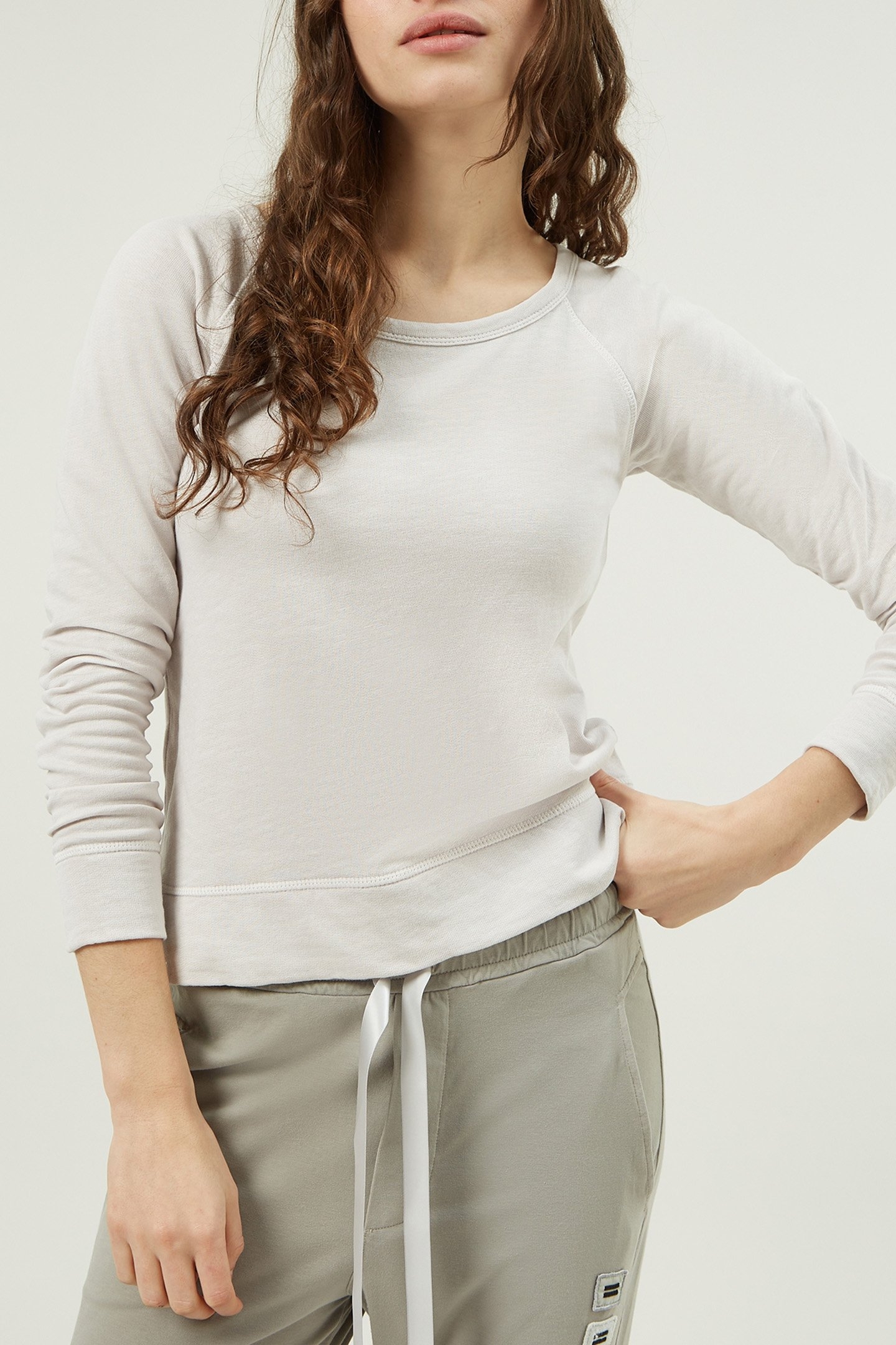 BEACH SWEATER LIGHT CLAY 5