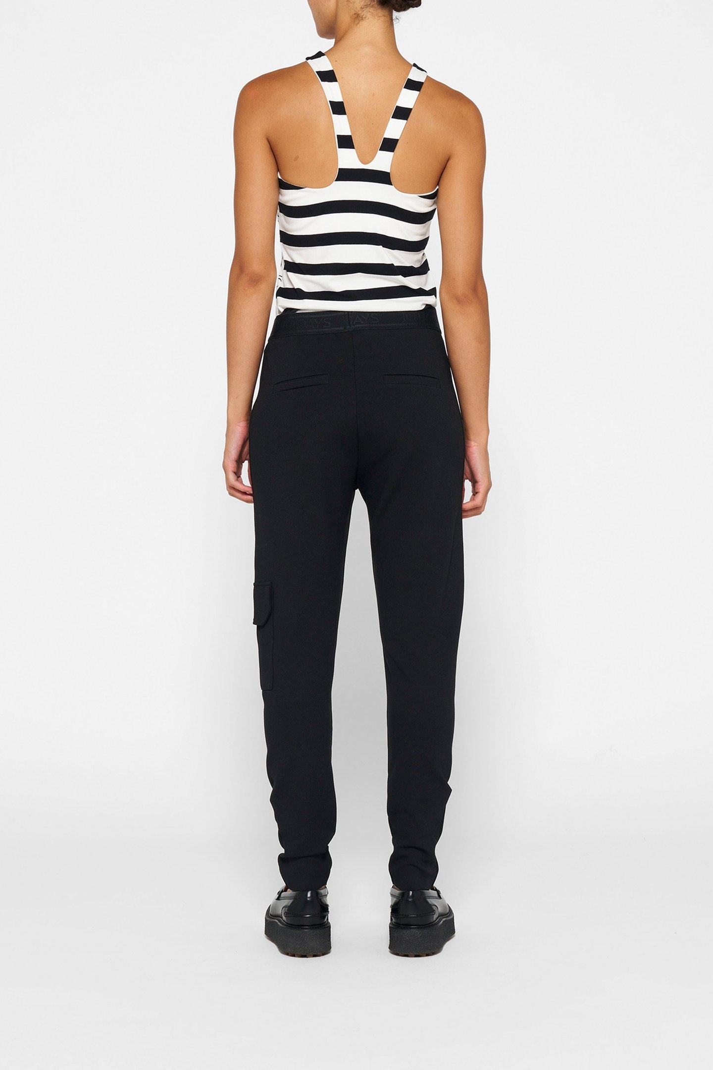 SPORTY WRAPPER STRIPES ECRU/BLACK 3