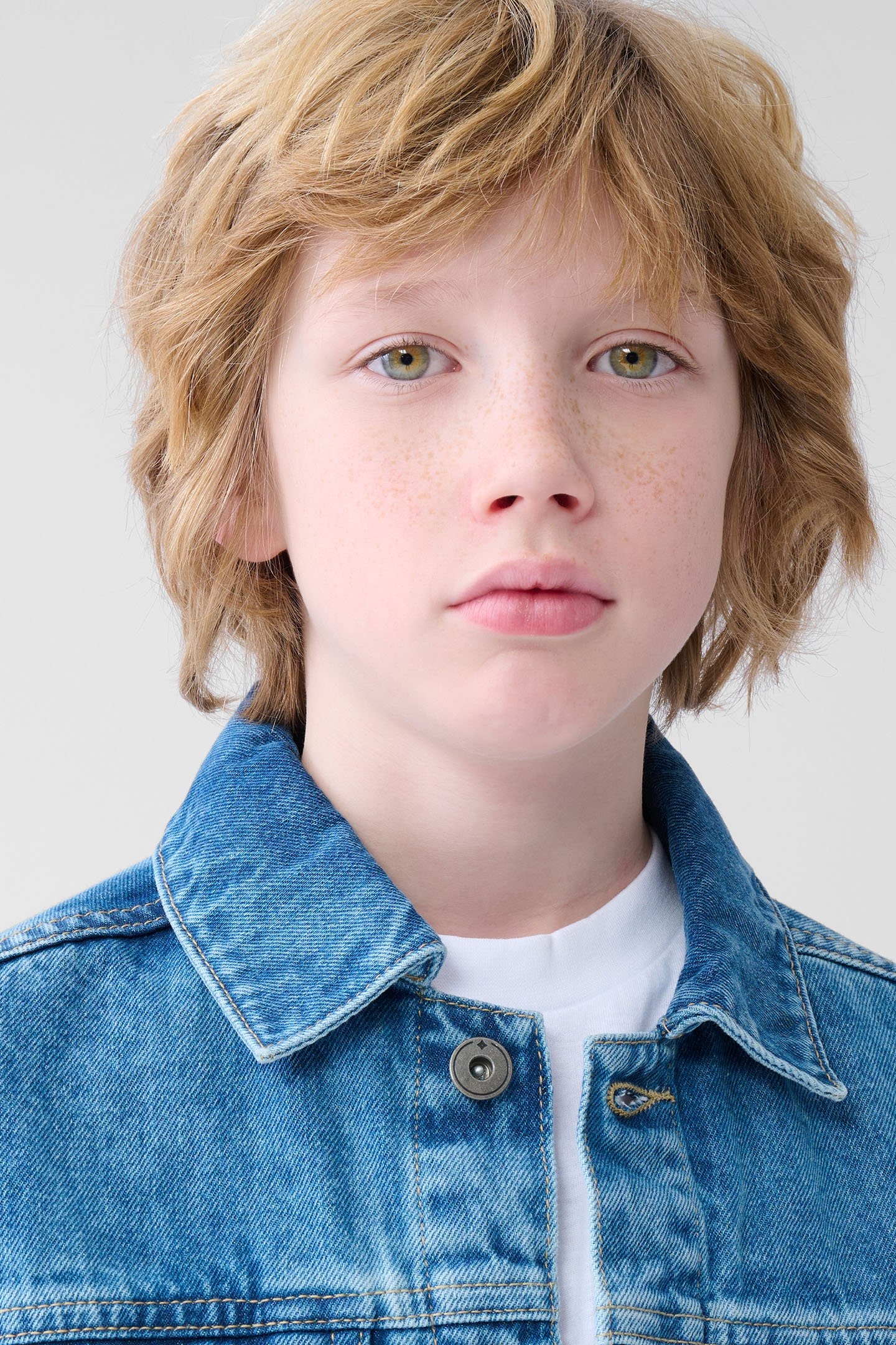 BAM-SBSNESSENTIAL DENIM JACKET MEDIUMSTONE 6