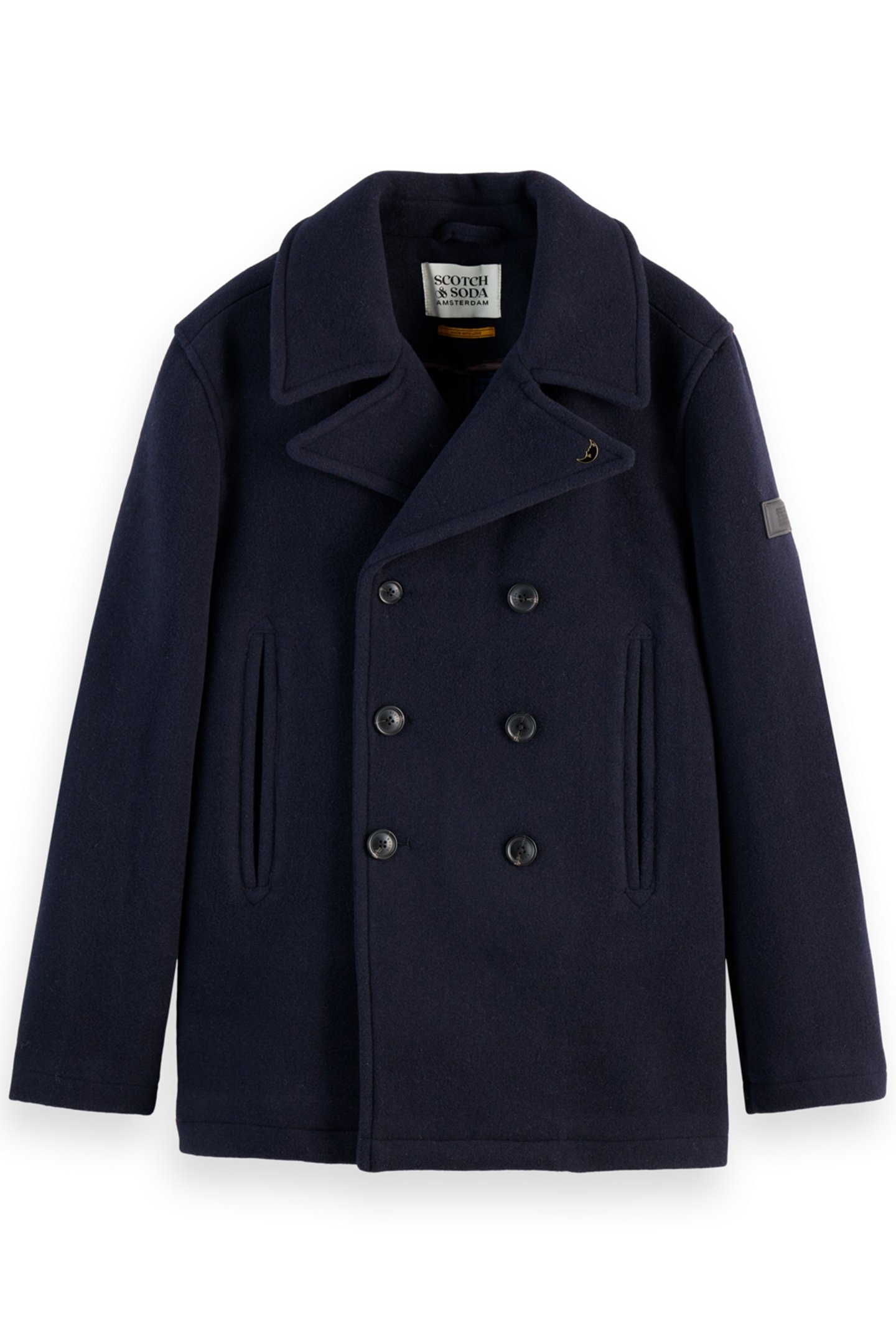 WOOL BLEND PEACOAT NIGHT 4