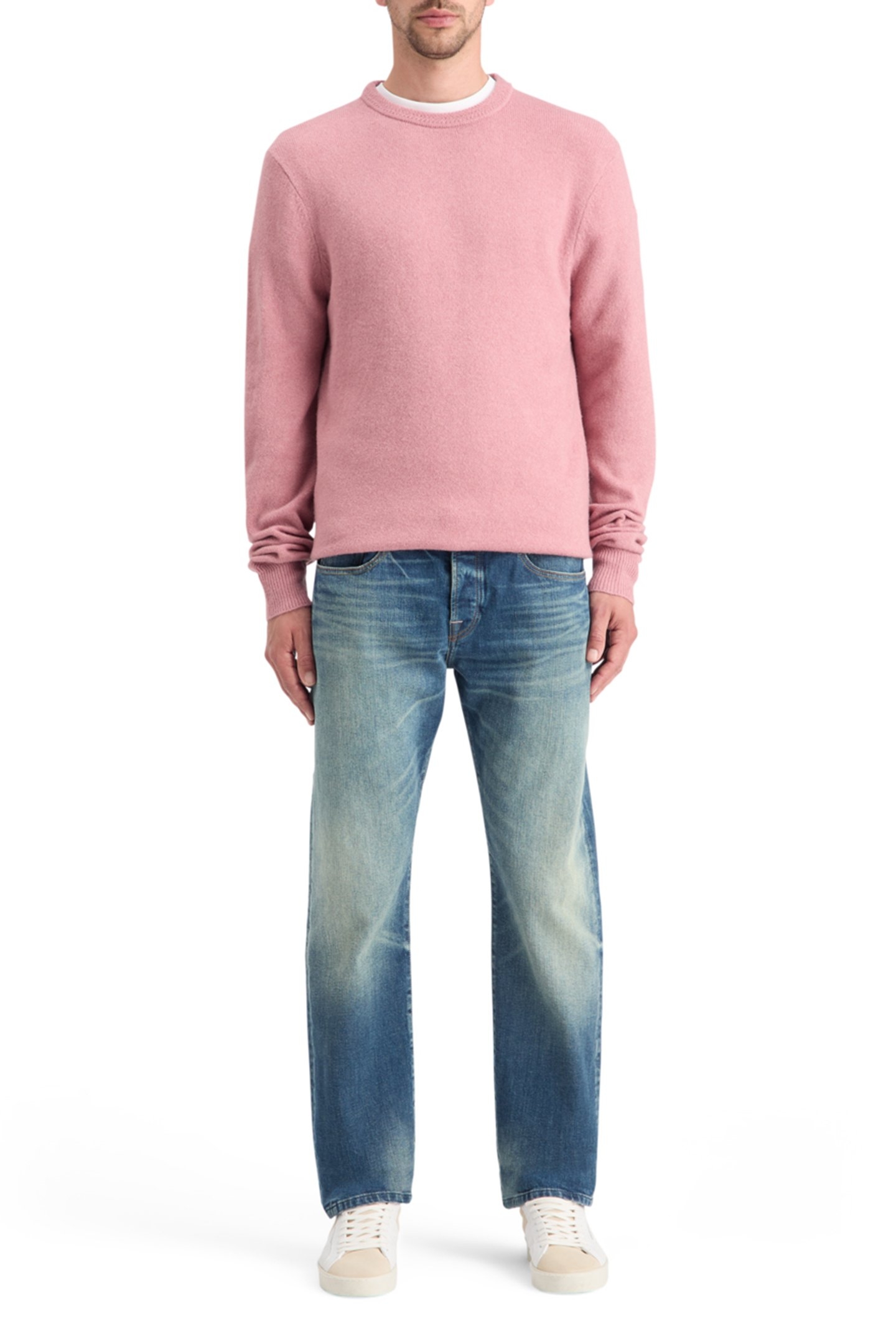 SOFT KNIT REGULAR FIT SWEATER CADILLAC PINK 3