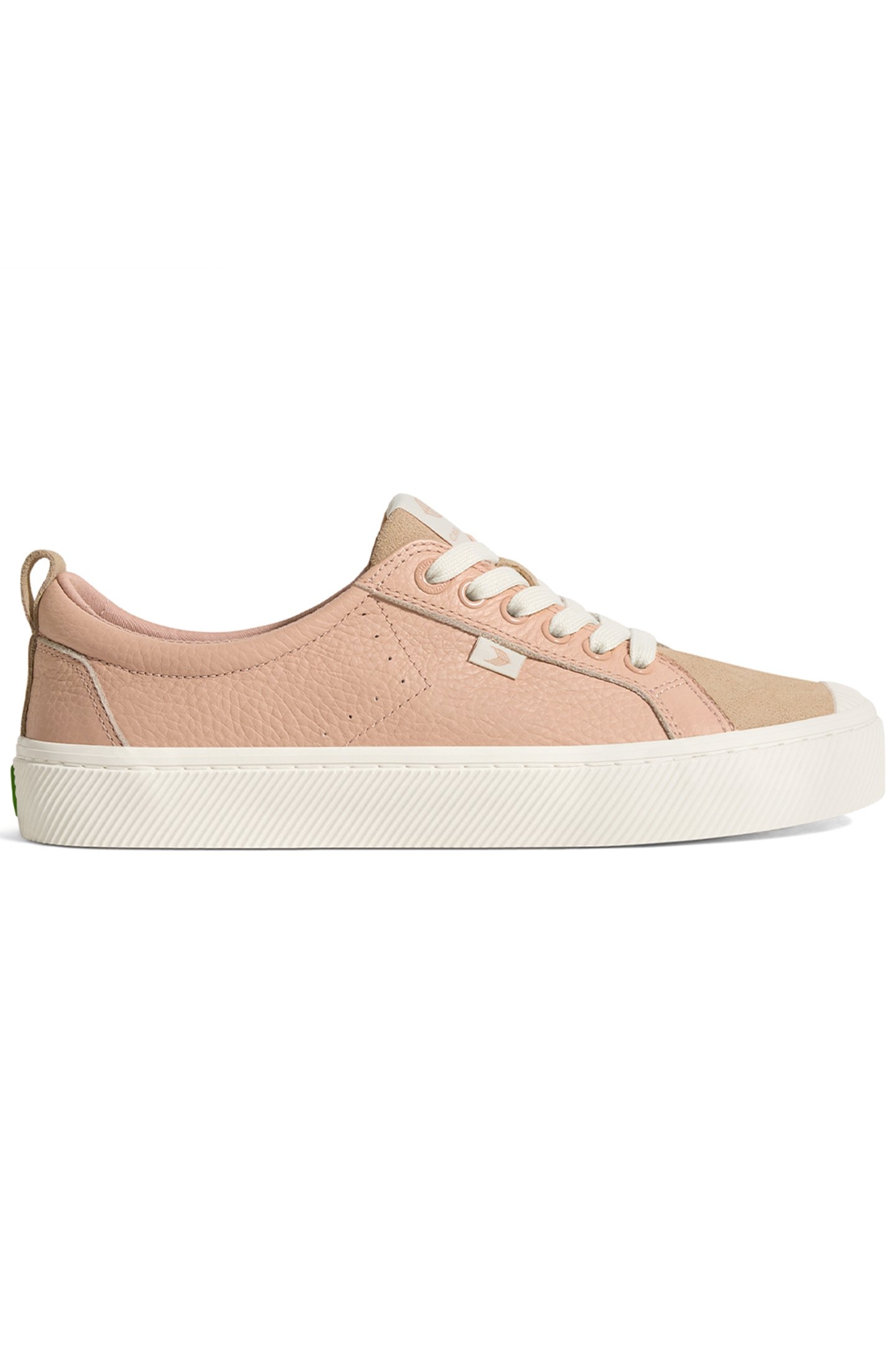 OCA LOW BEIGE PREMIUM LEATHER NUDE SUEDE SNEAKER 1