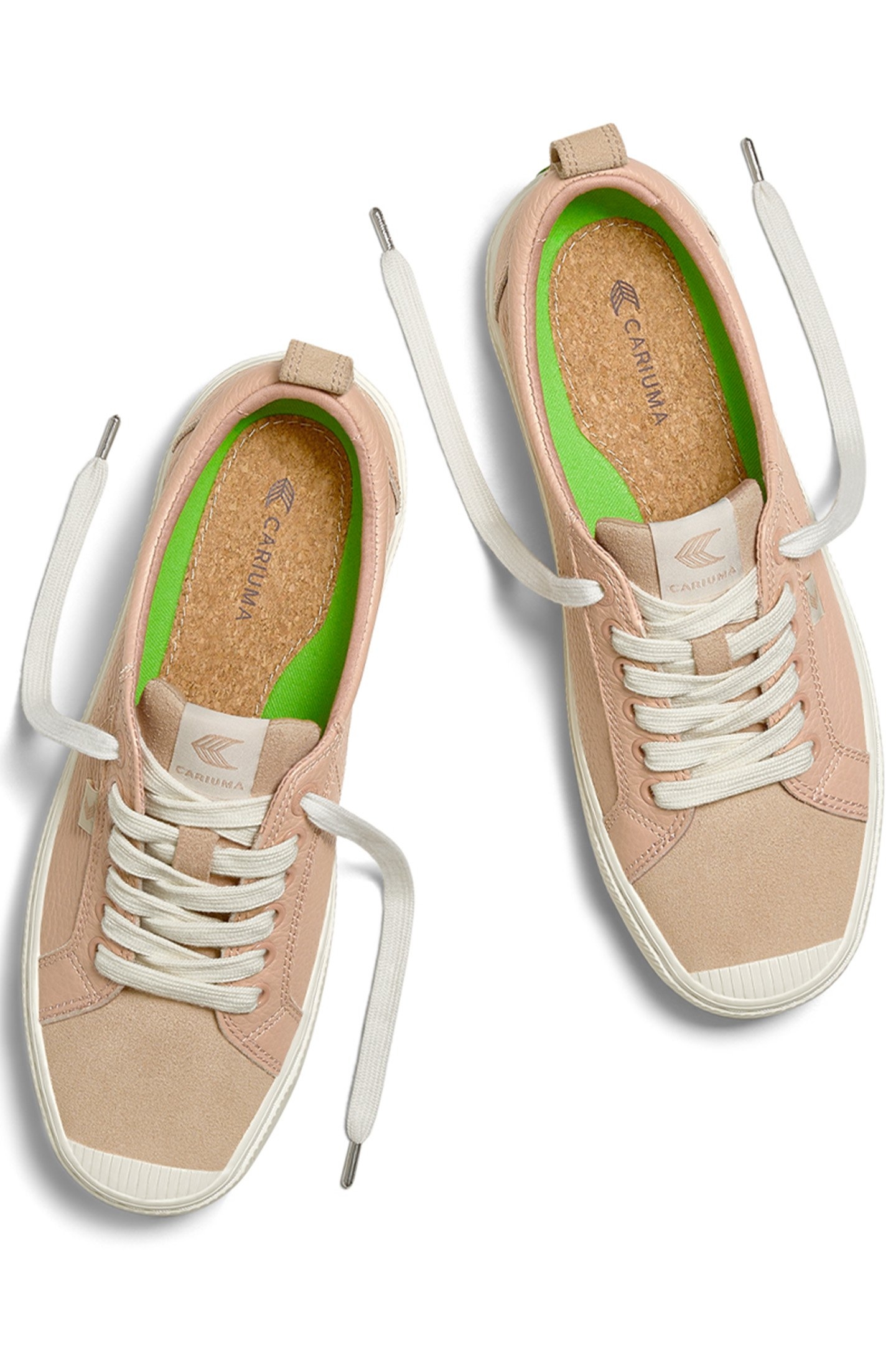 OCA LOW BEIGE PREMIUM LEATHER NUDE SUEDE SNEAKER 3