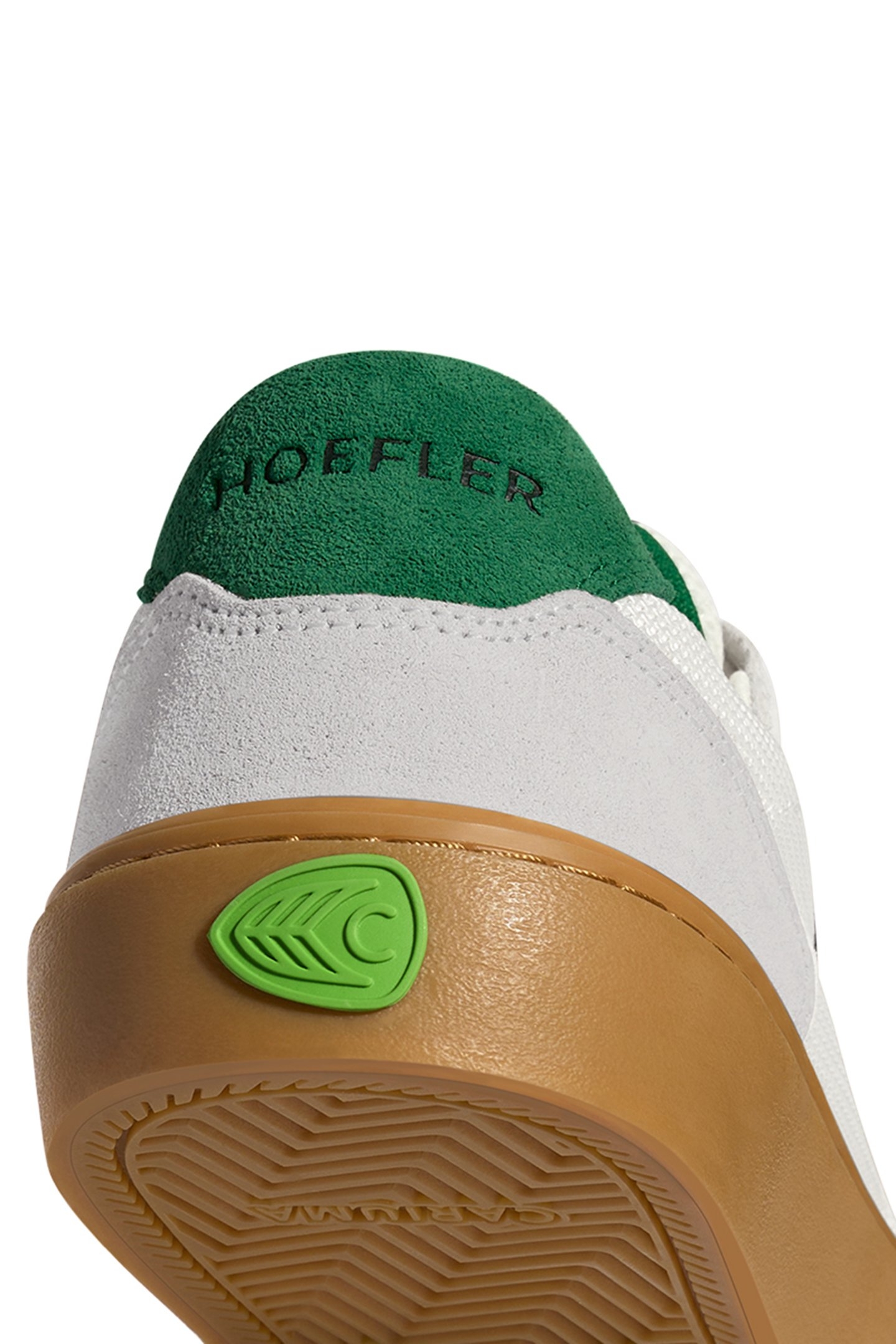 T20 PRO GUM SMOKE WHITE SUEDE AND MESH BLACK LOGO GREEN SNEA 6