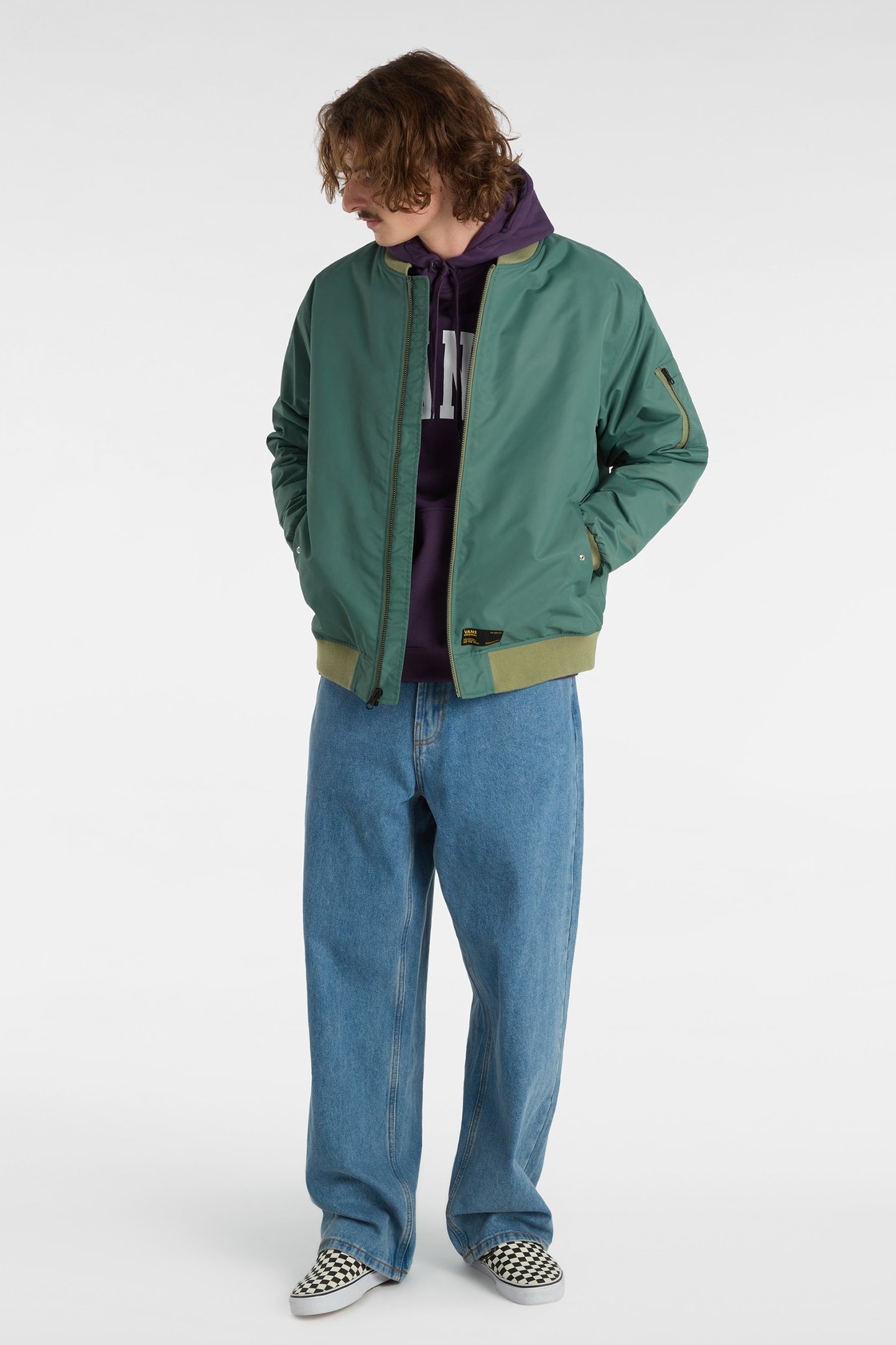 VANS ARCHED PULLOVER GOTHIC GRAPE 6