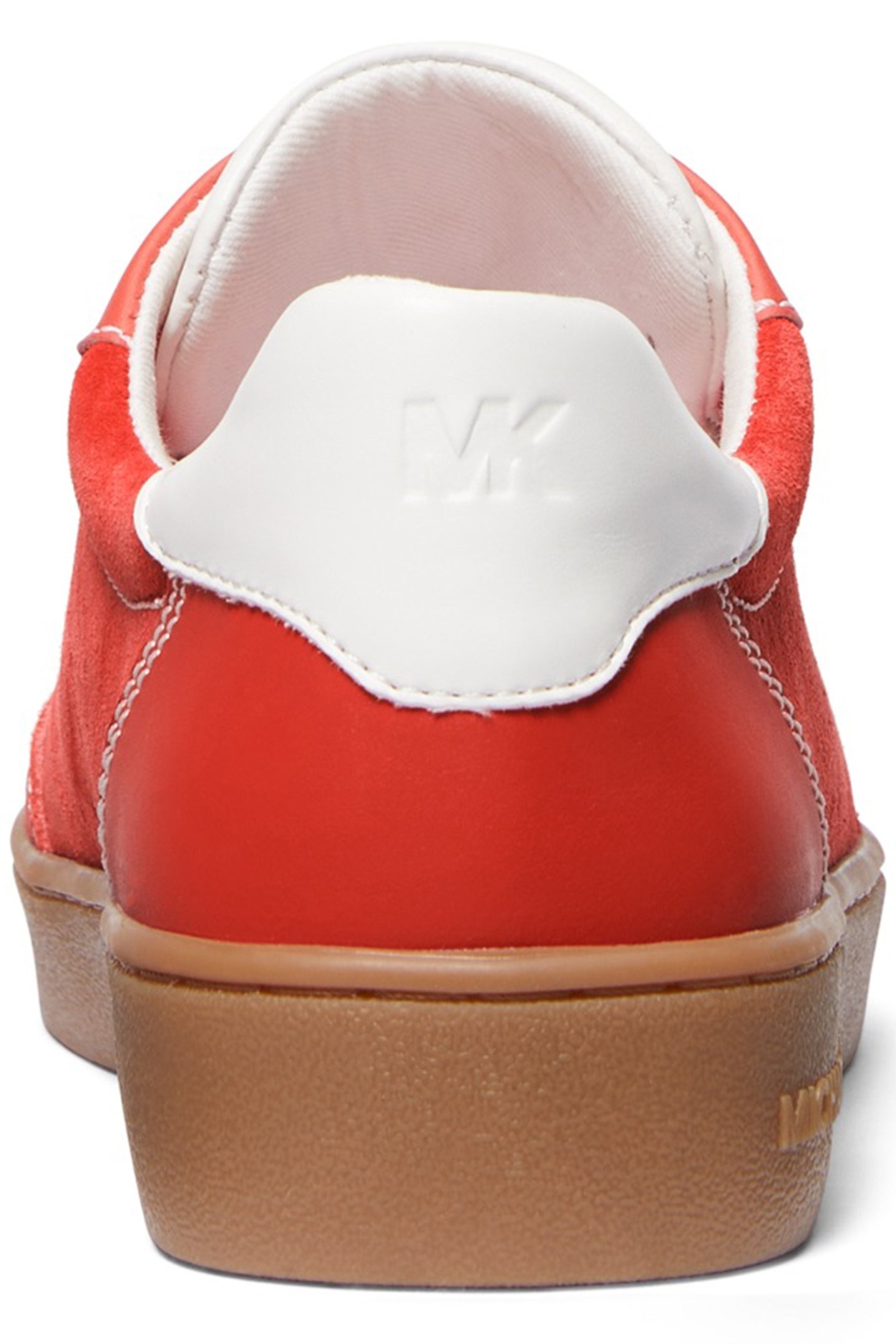 SCOTTY LACE UP TRAINER IN RED 3