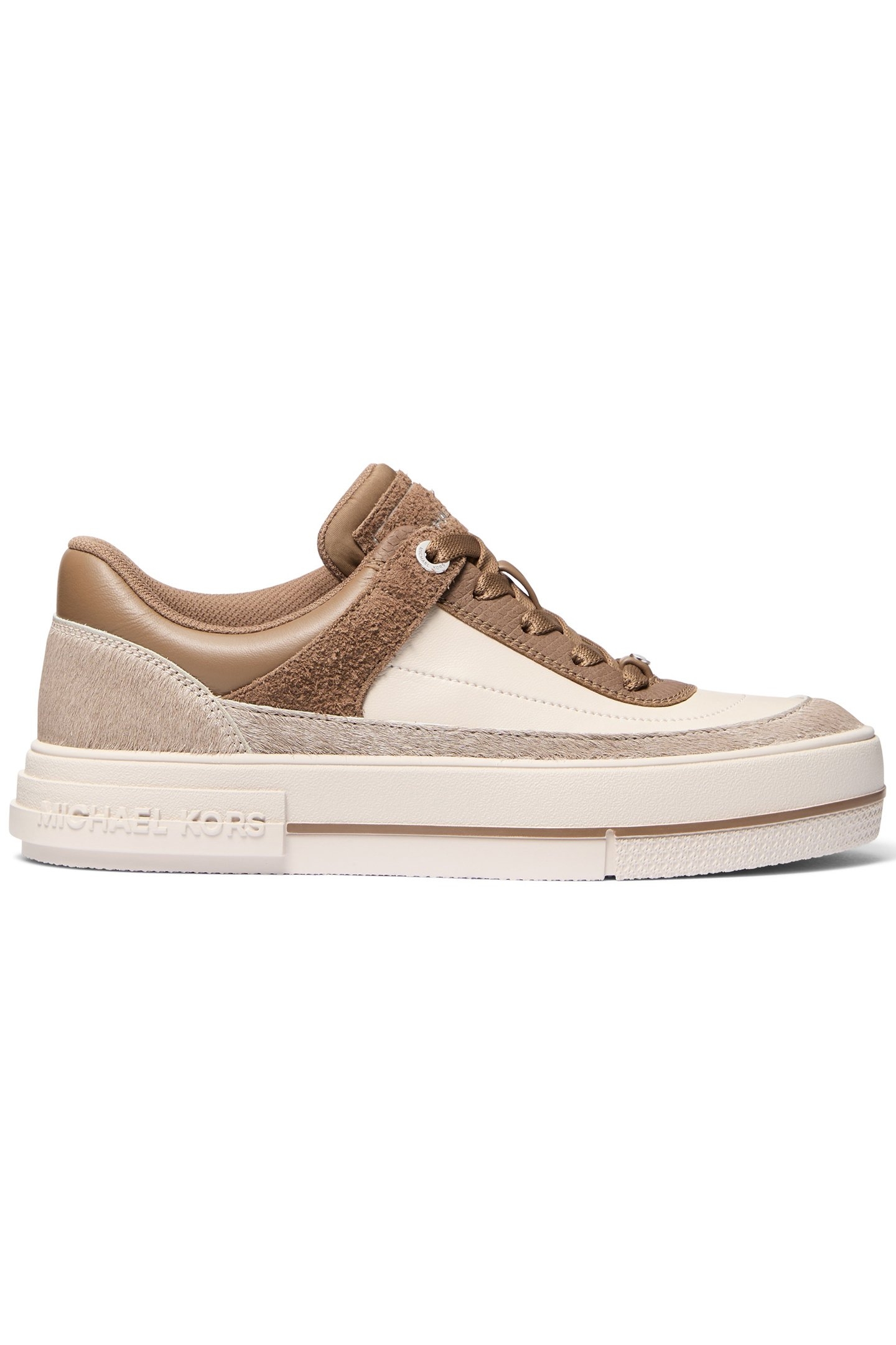 AURORA LACE UP TRAINER IN DRIFTWOOD TAN 1