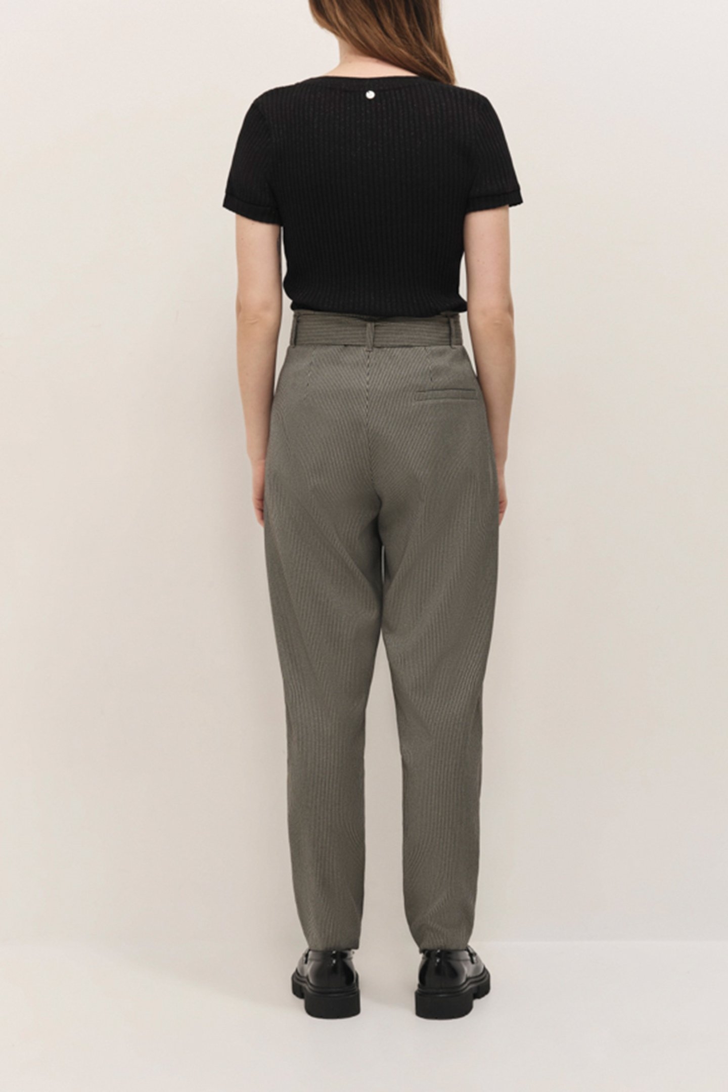 PAVEL - BLACK SUIT TROUSERS WITH HOUNDSTOOTH PATTERN 3