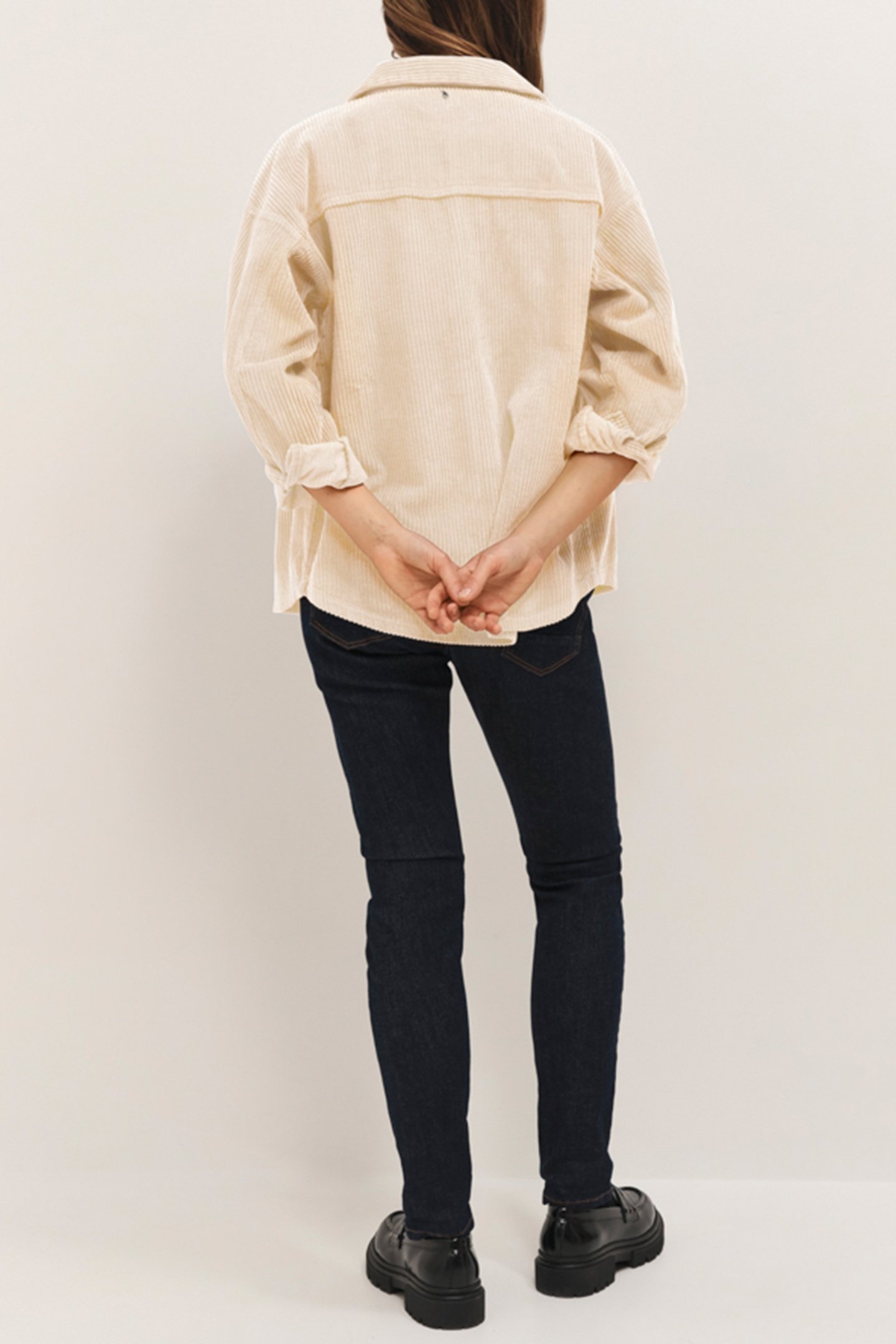 CESAR - IVORY CORDUROY SHIRT 3