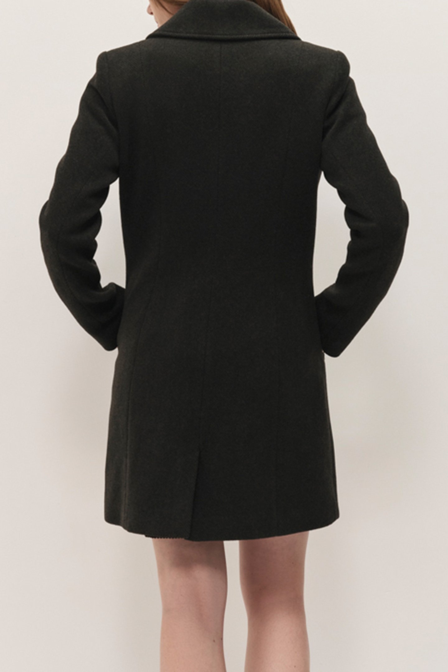 DIMA - KHAKI PEA COAT 2