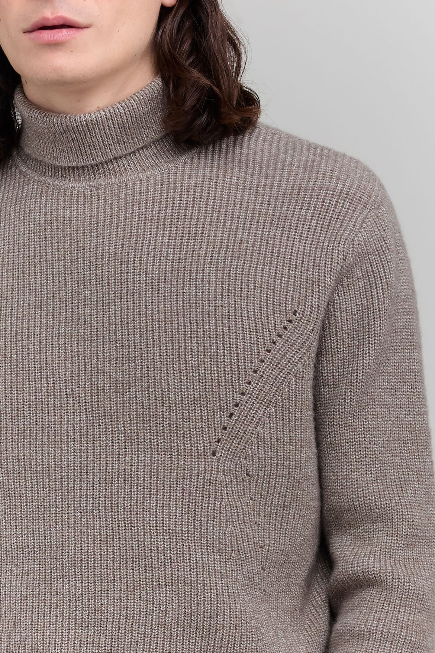 RAW KNIT TURTLENECK JUMPER 5