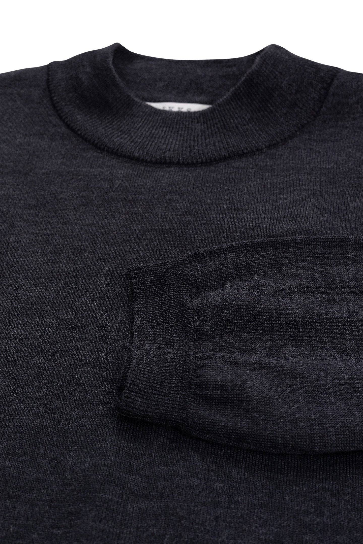 NAVY MOCK-NECK SWEATER 5