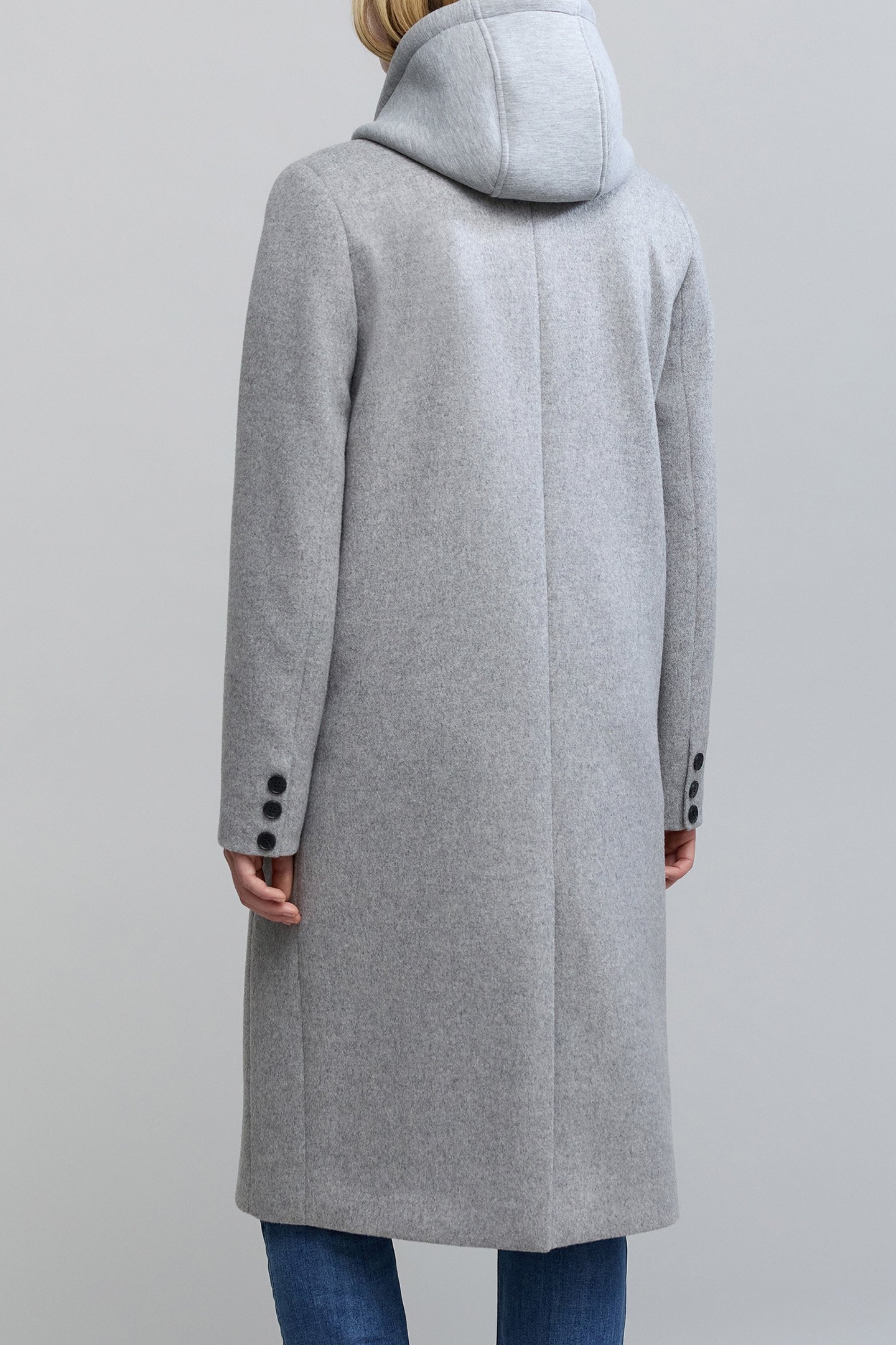 LONG GREY COAT WITH REMOVABLE LINING 2