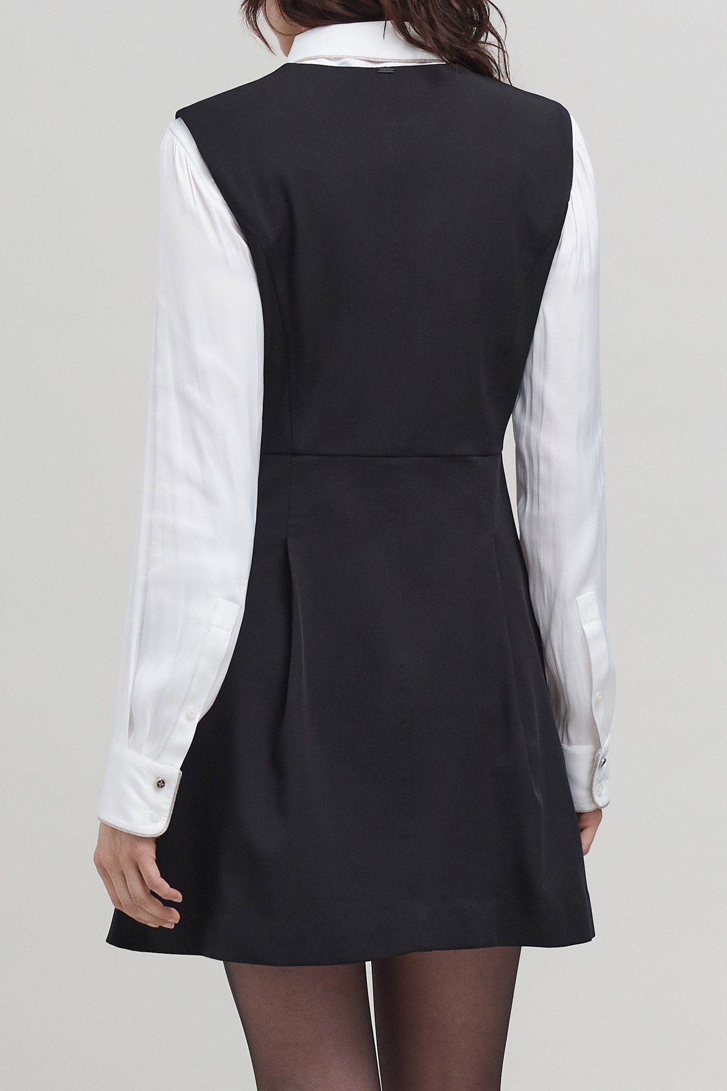 BLACK ZIP DRESS WITH TECHNICAL SPIRIT 6