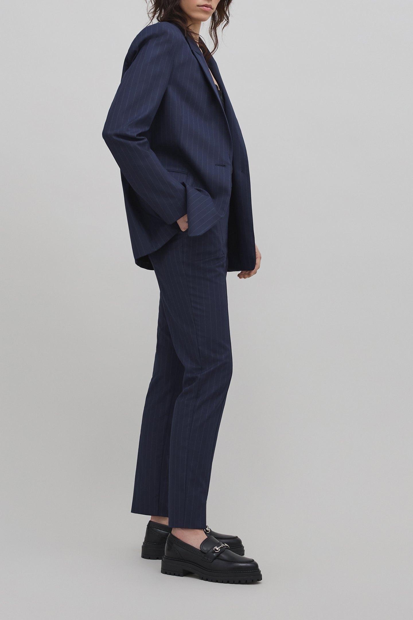 NAVY TENNIS STRIPE SUIT JACKET 6