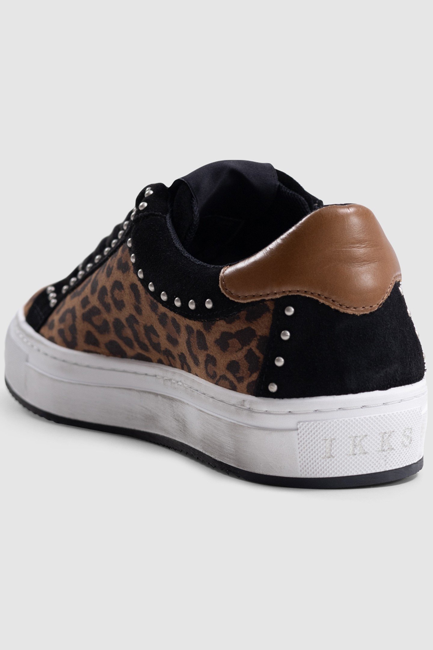 BROWN SUEDE LEOPARD PRINT TRAINERS 3