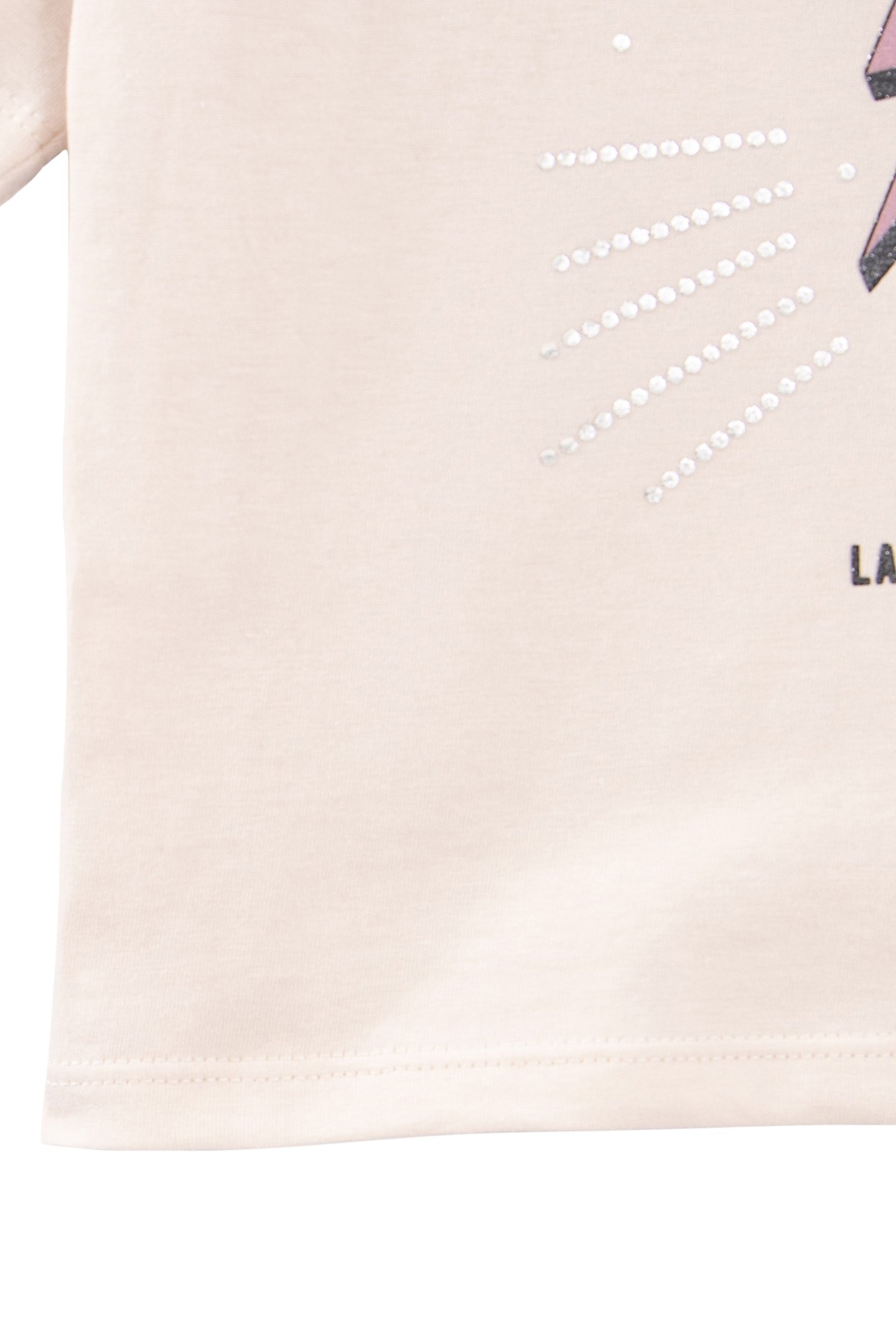 GIRL’S ECRU ORGANIC COTTON STARS AND LIGHTNING T-SHIRT 4