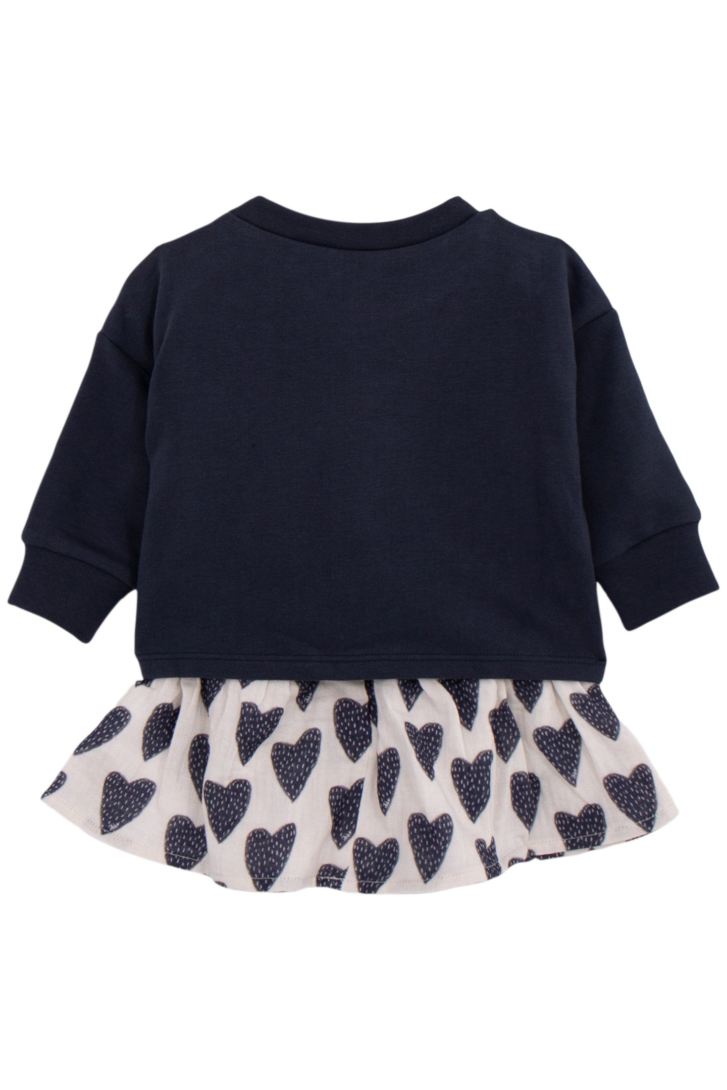 2-IN-1 ALLOVER HEARTS DRESS AND BABY GIRL SWEATER 3