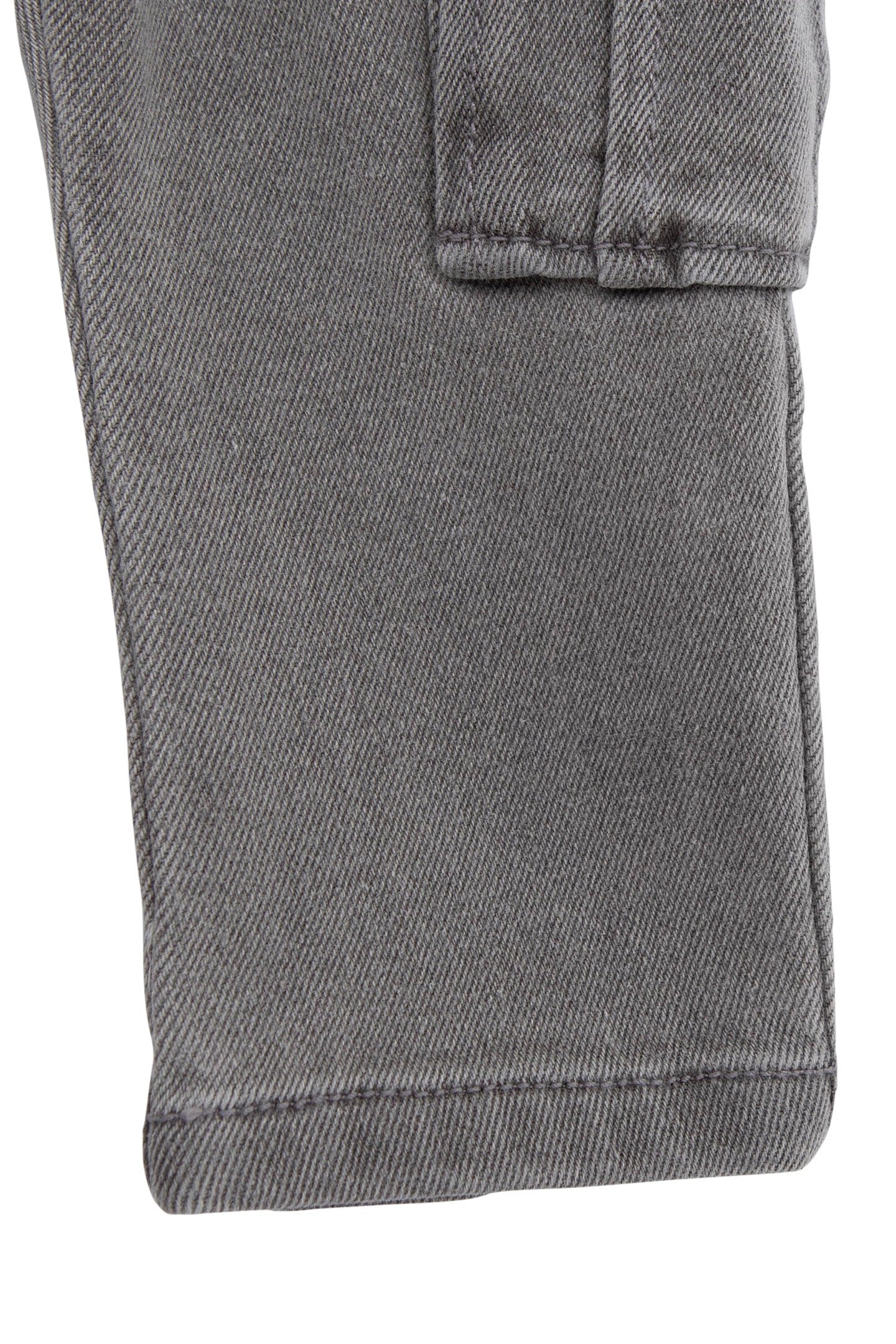 BATTLE GREY ELASTIC WAIST JEANS BABY BOY 5