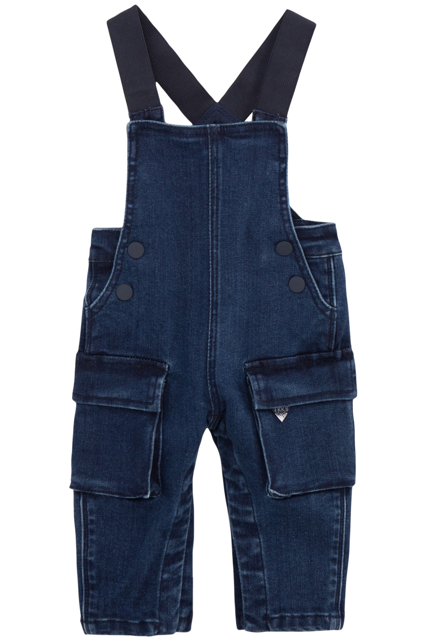 BABY BOY 2-IN-1 T-SHIRT AND DENIM OVERALLS SET 4