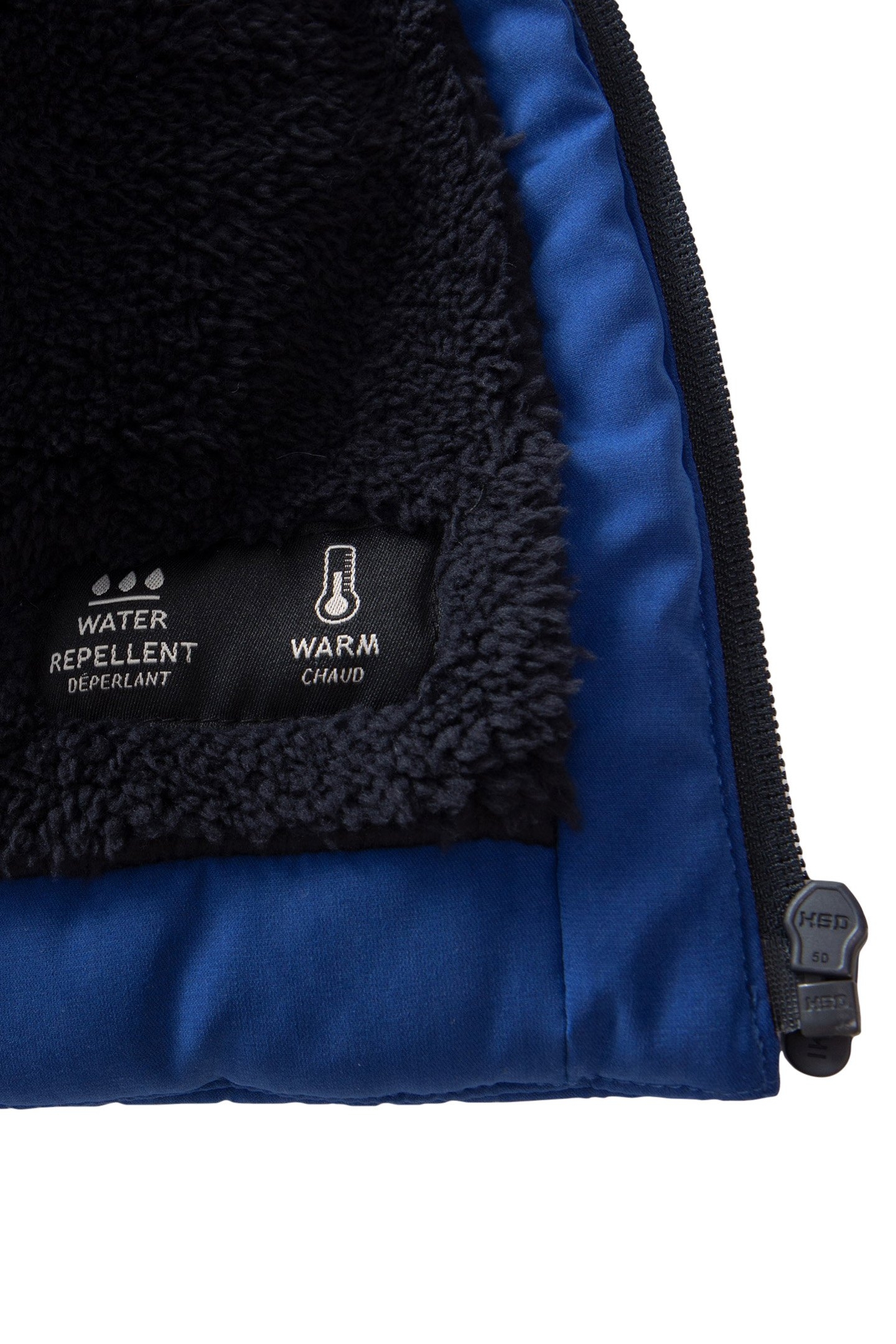 BABY BOY BLUE PADDED JACKET WITH METALLIC DETAILS 5