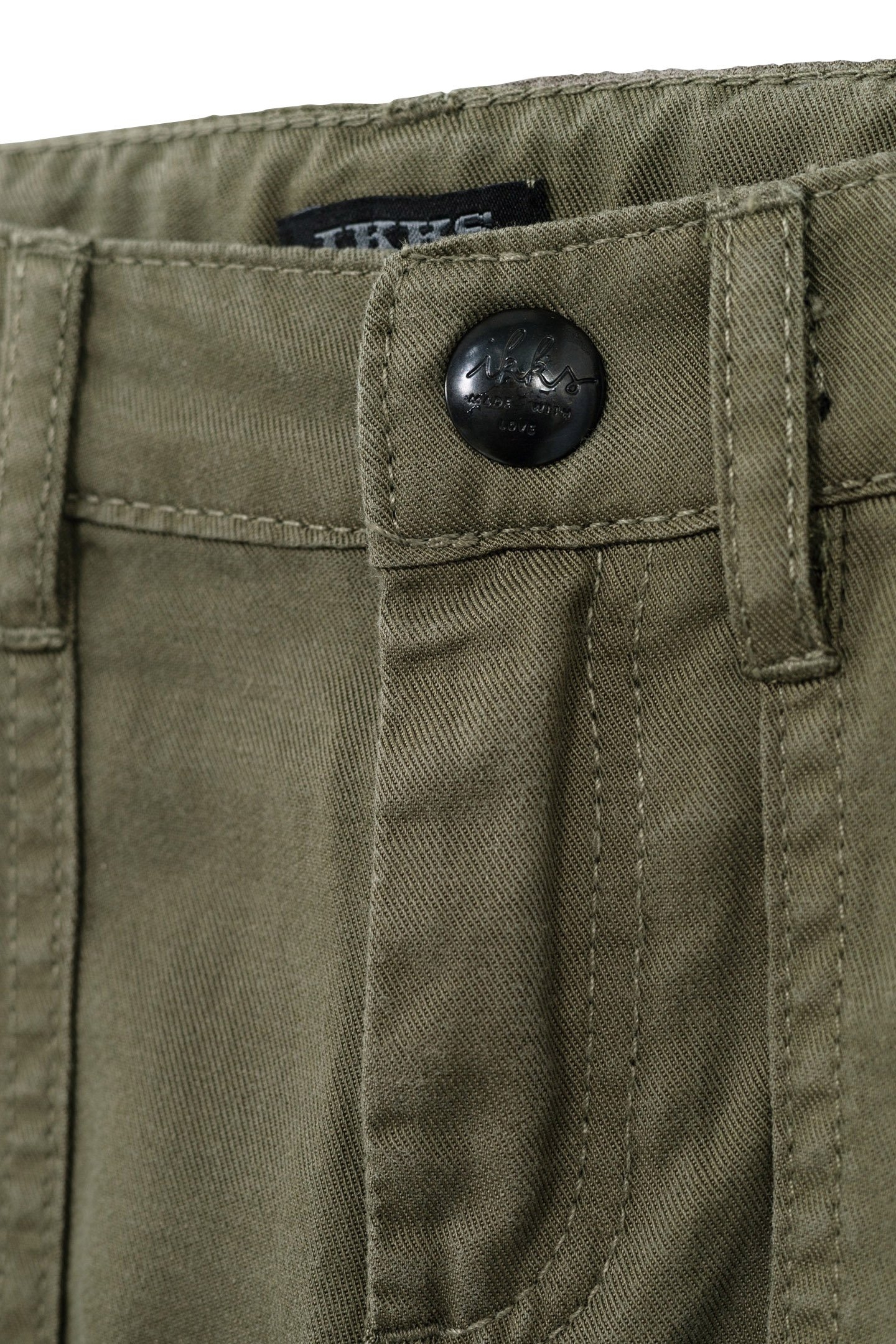 BATTLE PANTS KHAKI FANCY BRAID GIRL'S POCKET 6