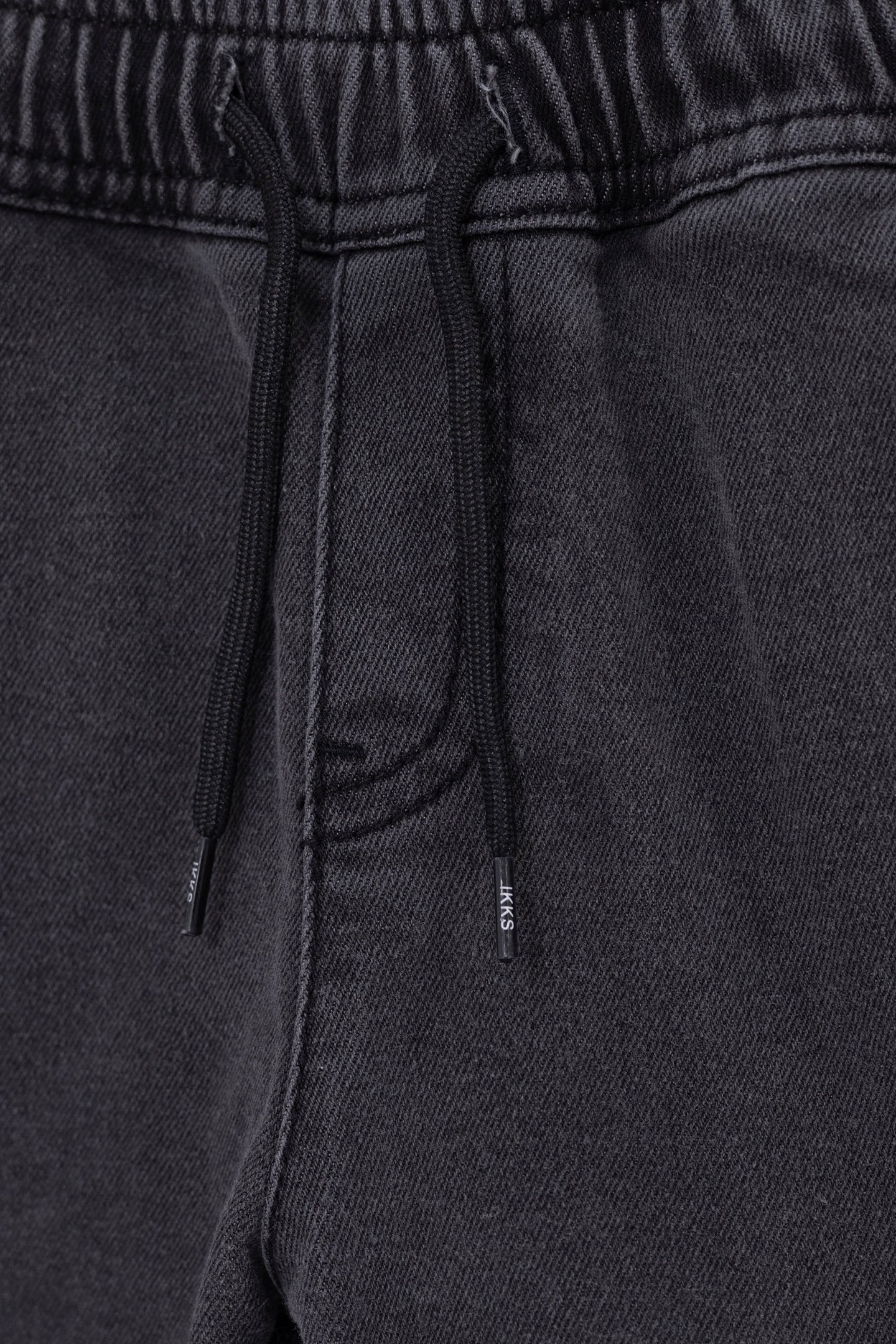 LOOSE GREY DENIM BATTLE SPIRIT JOGGERS FOR BOYS 7