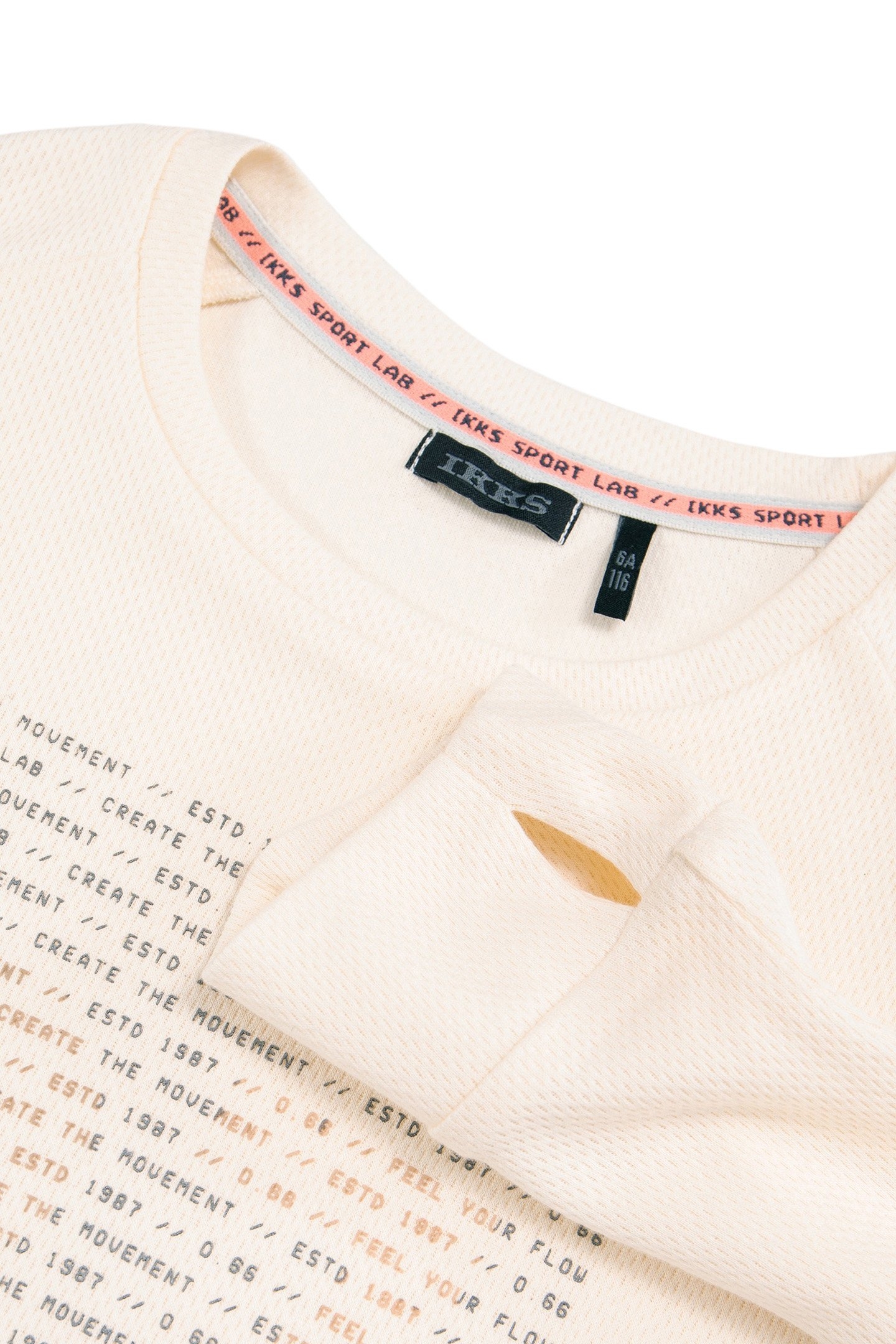 BOY'S ECRU FANCY PRINT THERMOREACTIVE T-SHIRT 5