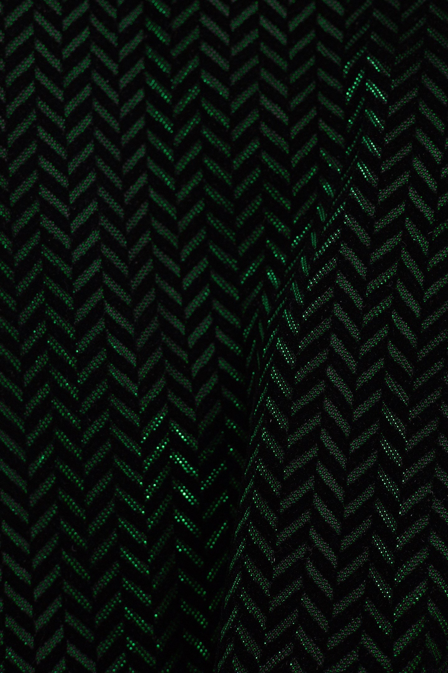 GIRL'S BLACK VELVET HERRINGBONE PATTERN LUREX DRESS 7