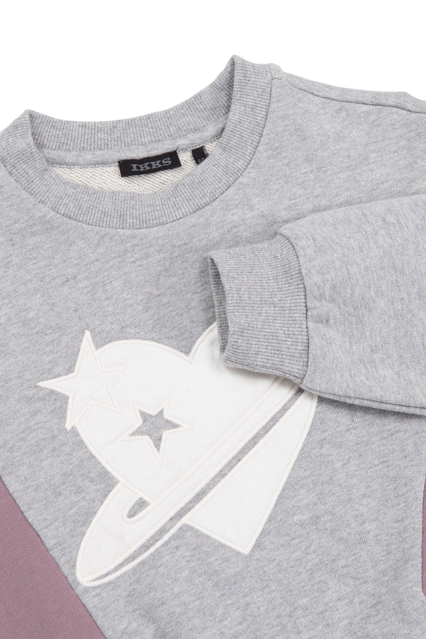 GIRL'S GREY HEART-PLANET MAXI SWEATSHIRT 3