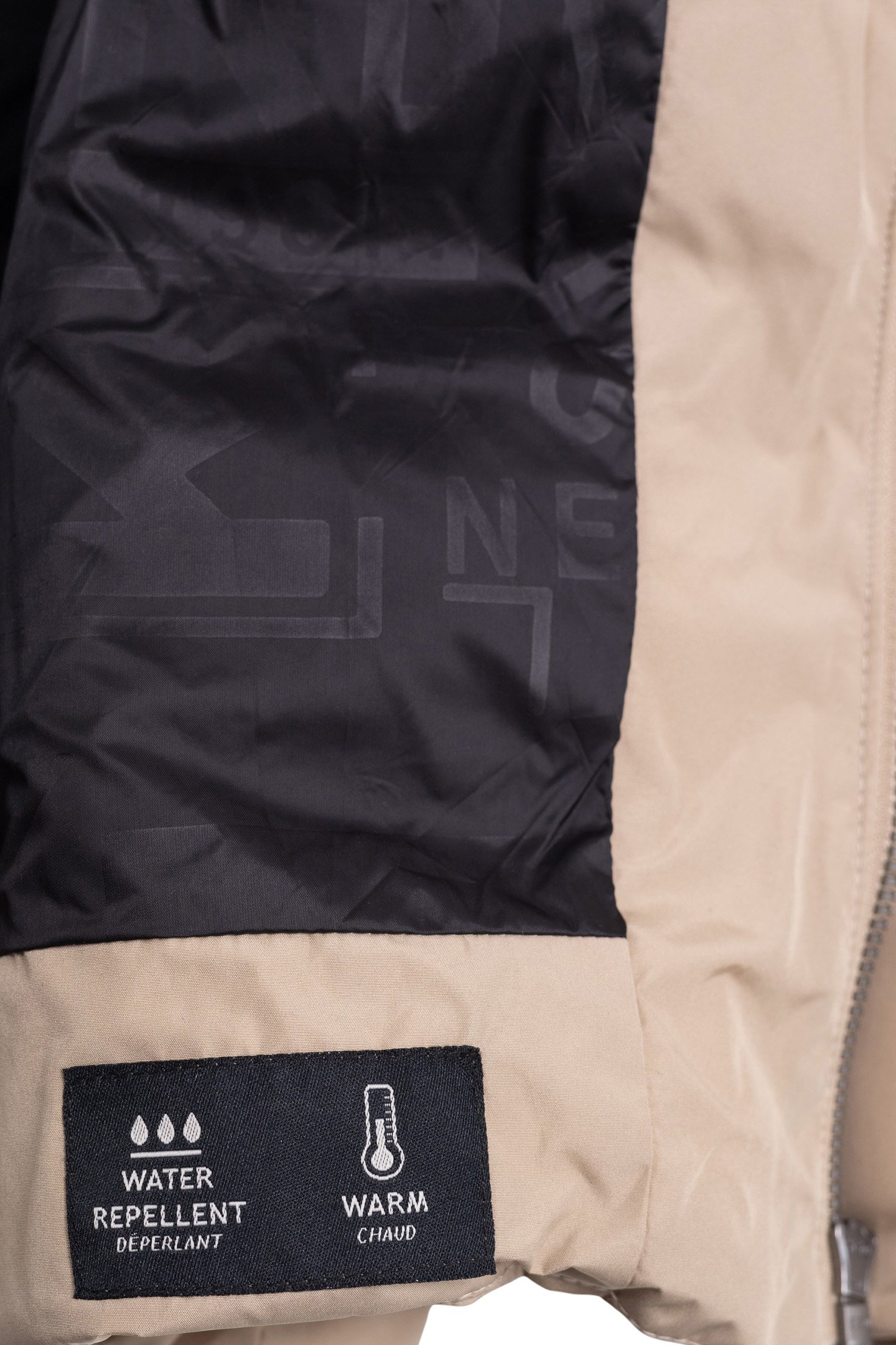 BOY'S BEIGE DOWN JACKET WITH REMOVABLE HOOD 7